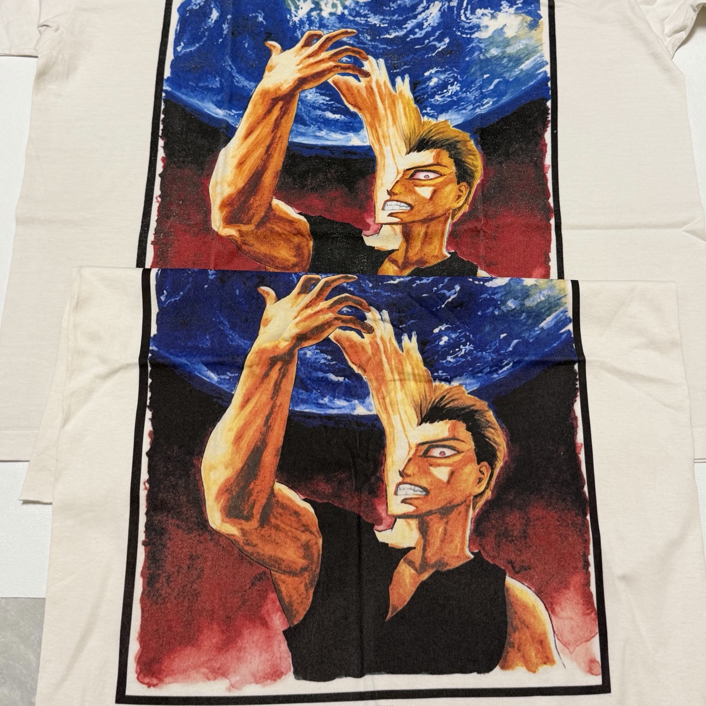 セント マイケル KJ_SS Tシャツ 寄生獣 ホワイト 画像 5