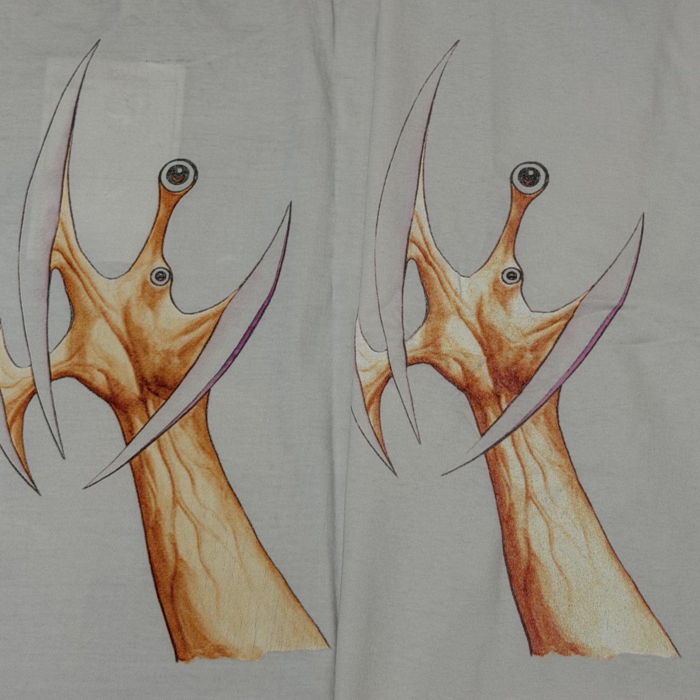セント マイケル KJ_SS Tシャツ 寄生獣 ホワイト 画像 7