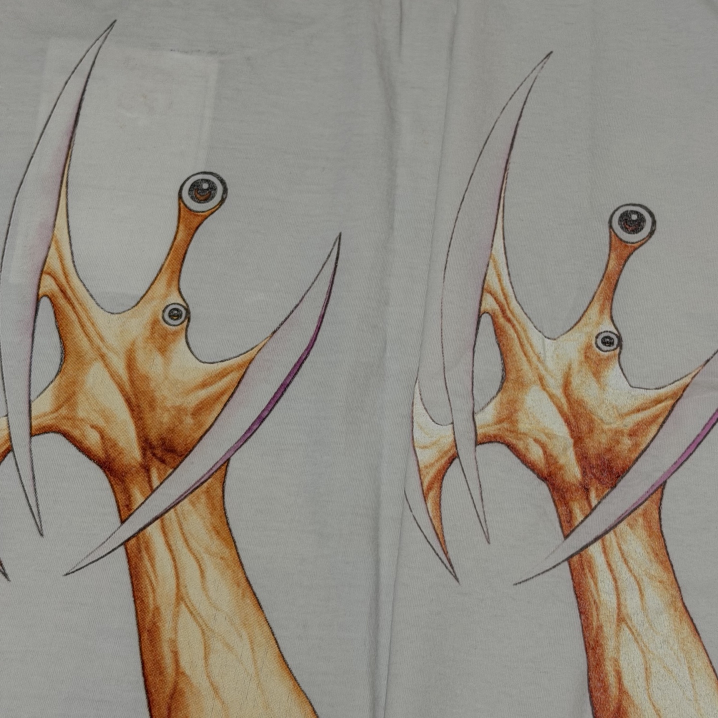 セント マイケル KJ_SS Tシャツ 寄生獣 ホワイト 画像 8