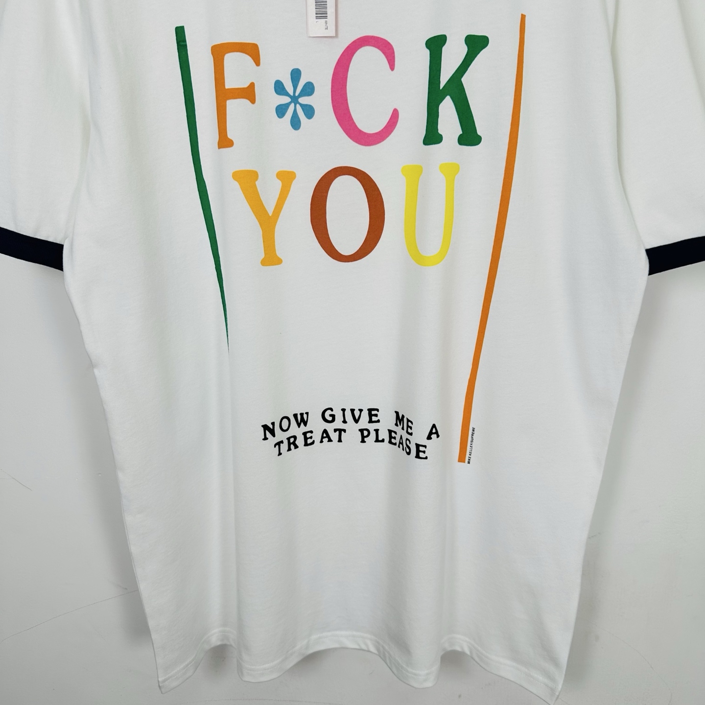 シュプリーム/マイク・ケリー リンガーTシャツ ホワイト 画像 4