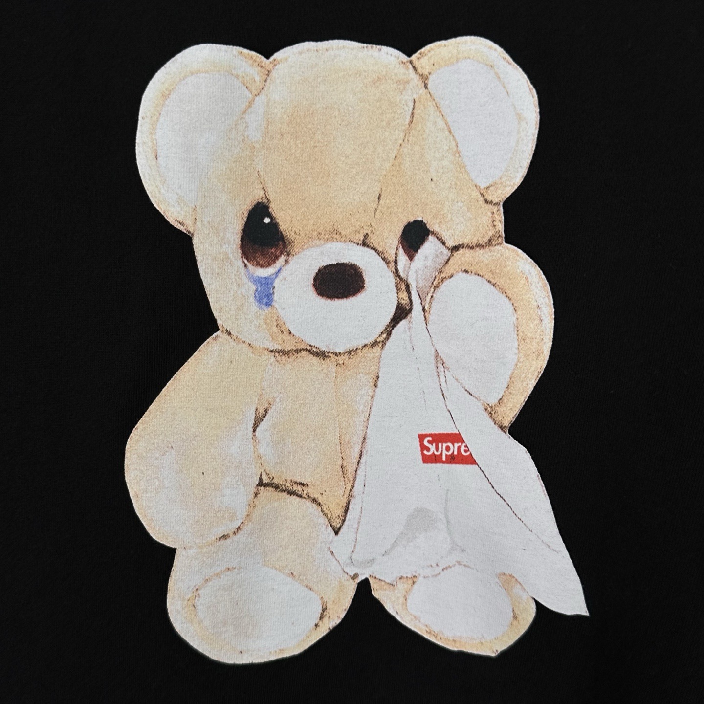 シュプリーム Bear Tシャツ ブラック/ホワイト 画像 5