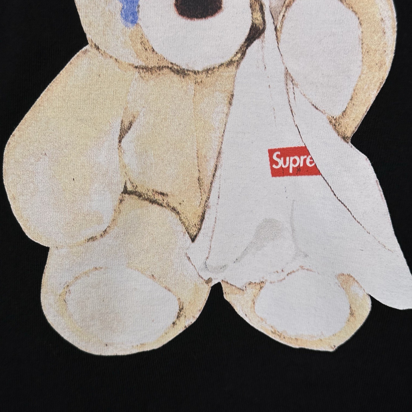 シュプリーム Bear Tシャツ ブラック/ホワイト 画像 7