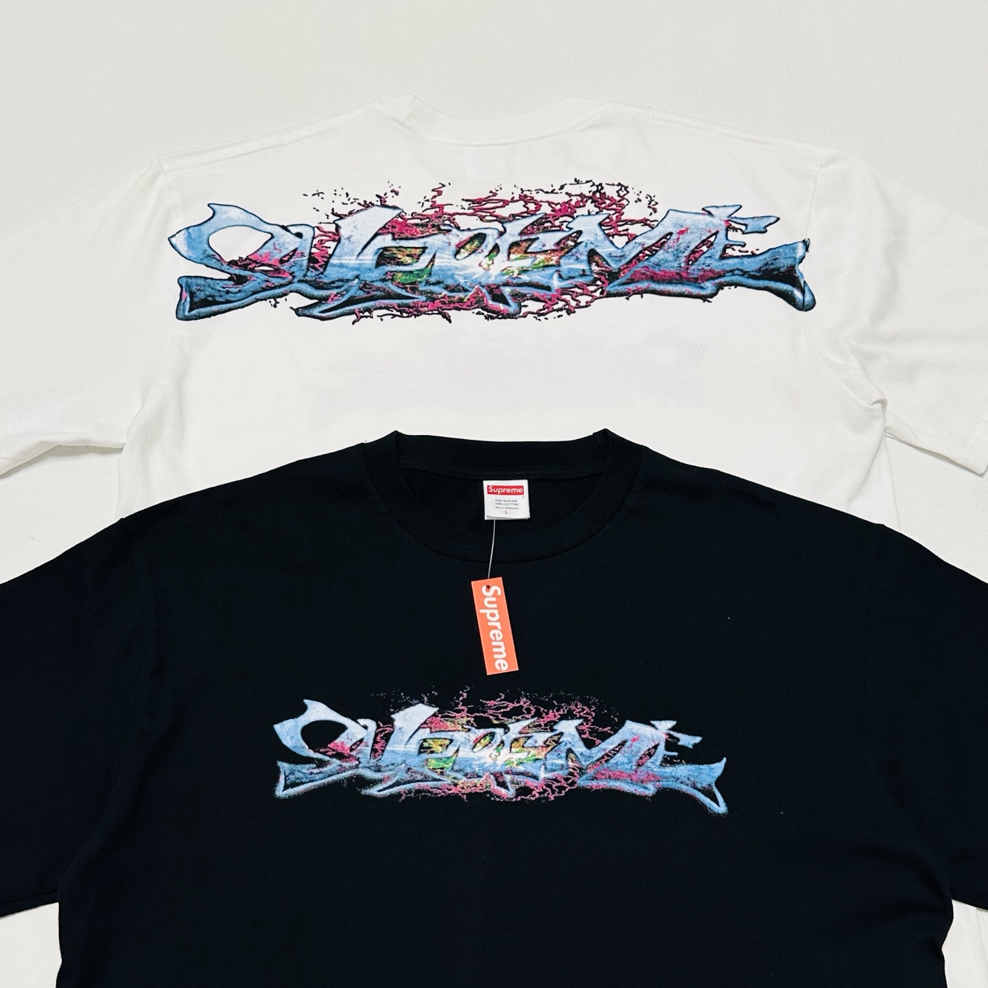 ジェイエスエー/シュプリーム マイケル・ジャクソン ボックスロゴTシャツ ブラック/ホワイト 画像 5