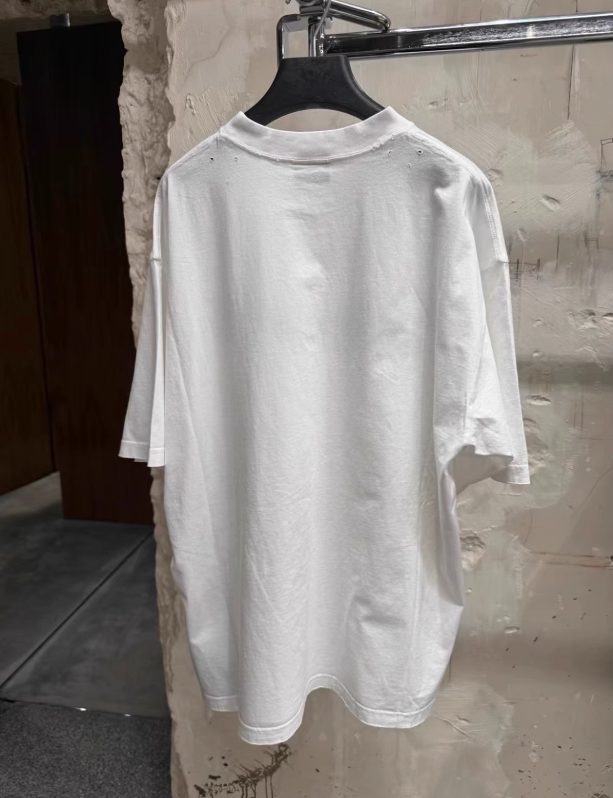 バレンシアガ レターテープ ロゴTシャツ ホワイト 画像 7