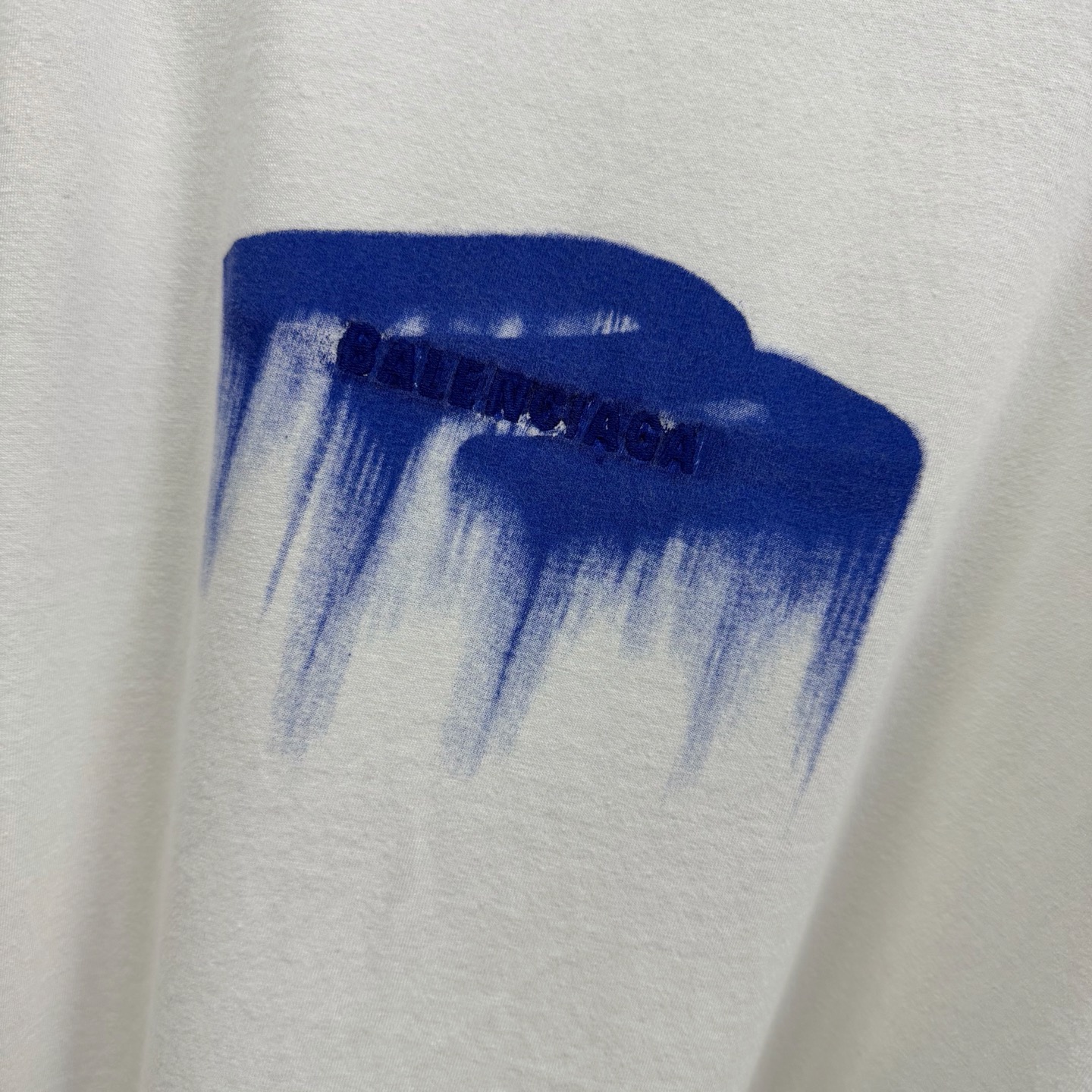 バレンシアガ 3B メルテッドロゴTシャツ ホワイト 画像 4