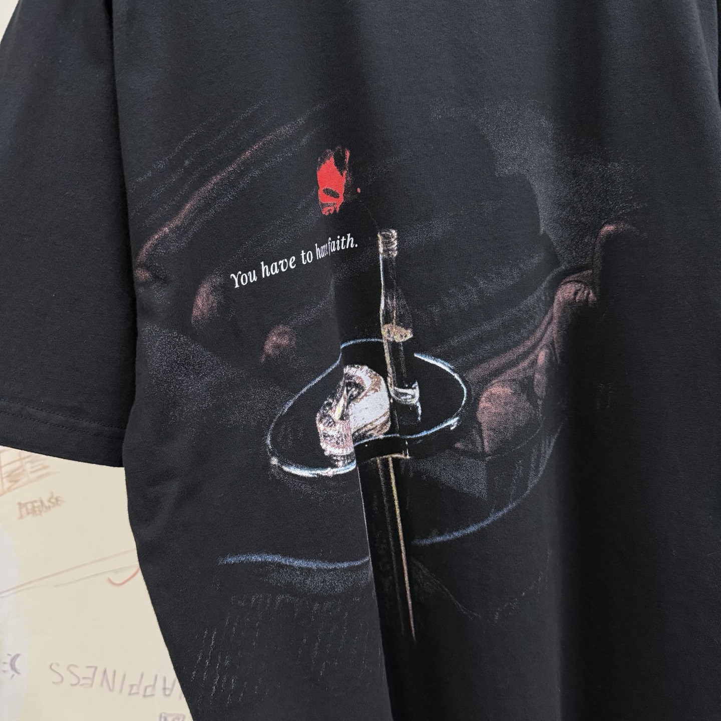 バレンシアガ x エイチビーオー Euphoria サイケデリックTシャツ ホワイト 画像 5
