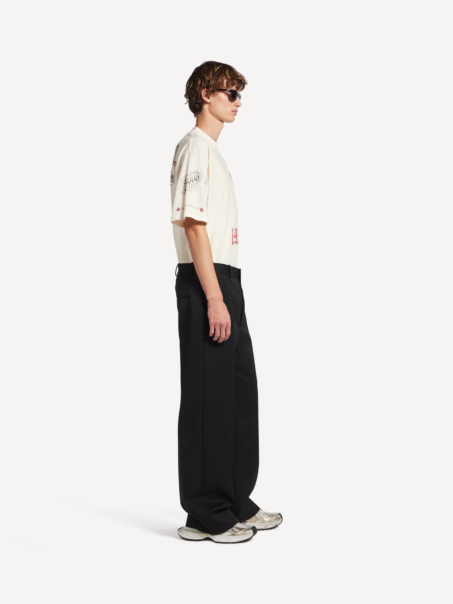 バレンシアガ タトゥーエレメントTシャツ ブラック 画像 8