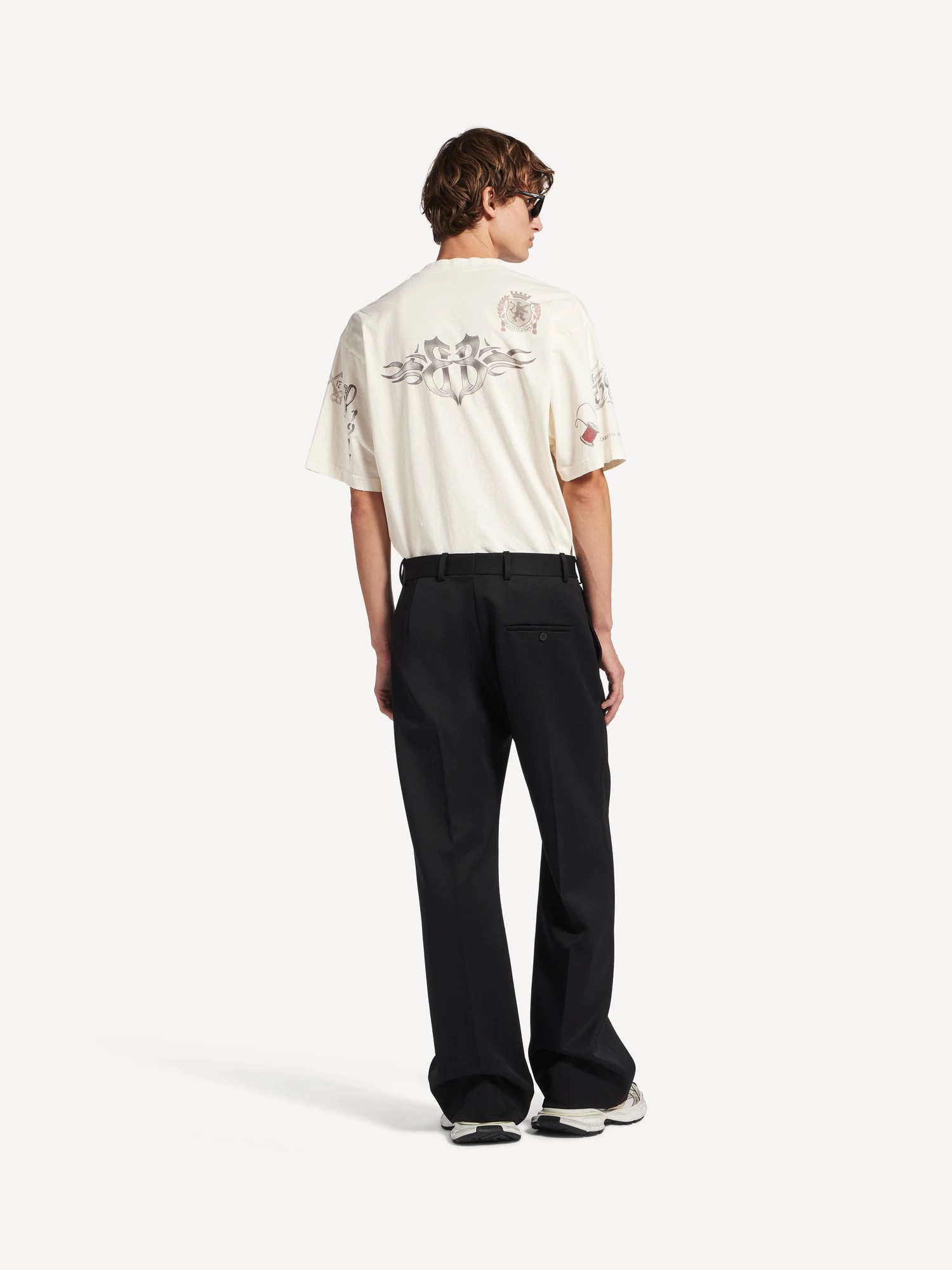 バレンシアガ タトゥーエレメントTシャツ ブラック 画像 9