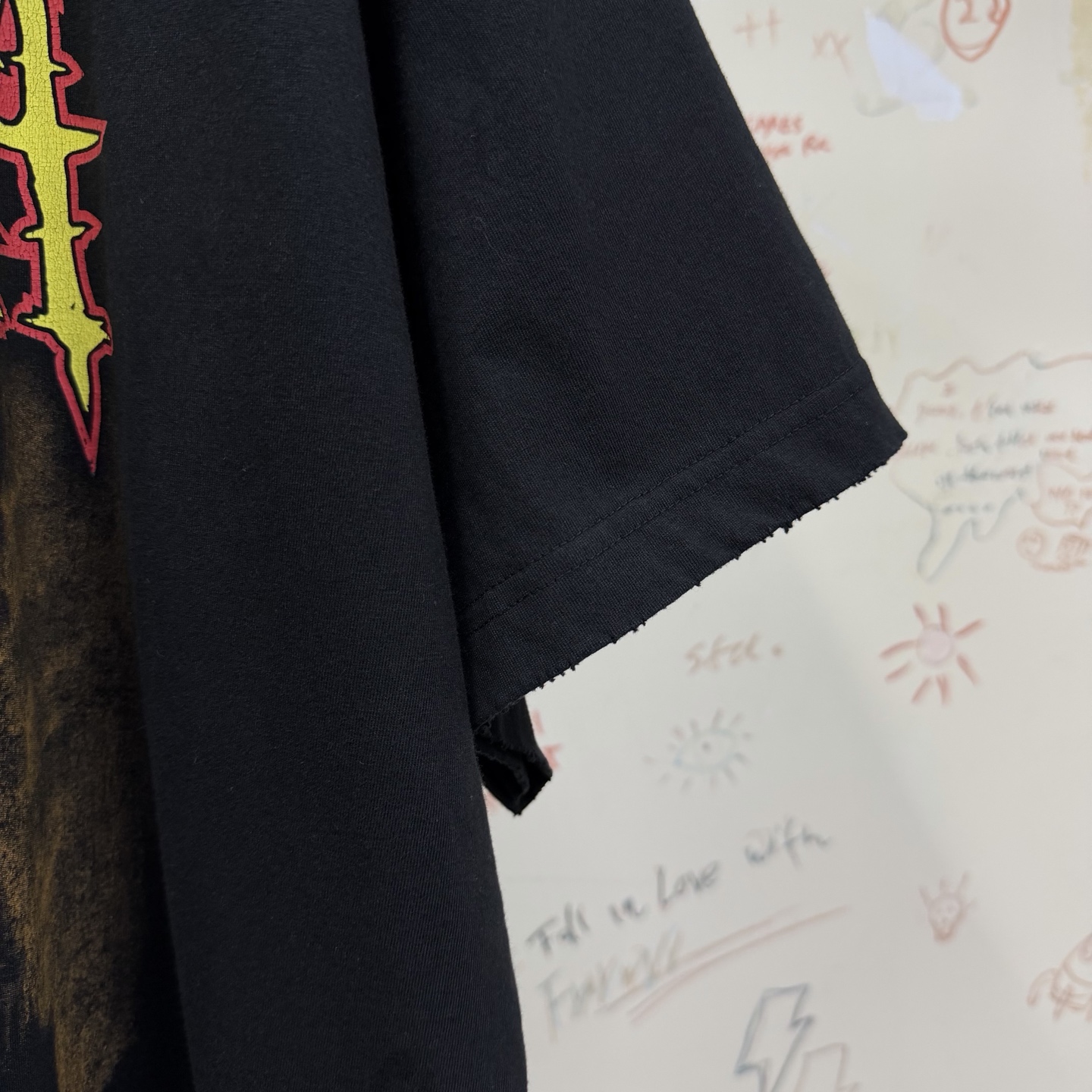 バレンシアガ フレイムキャッスルTシャツ ブラック 画像 6
