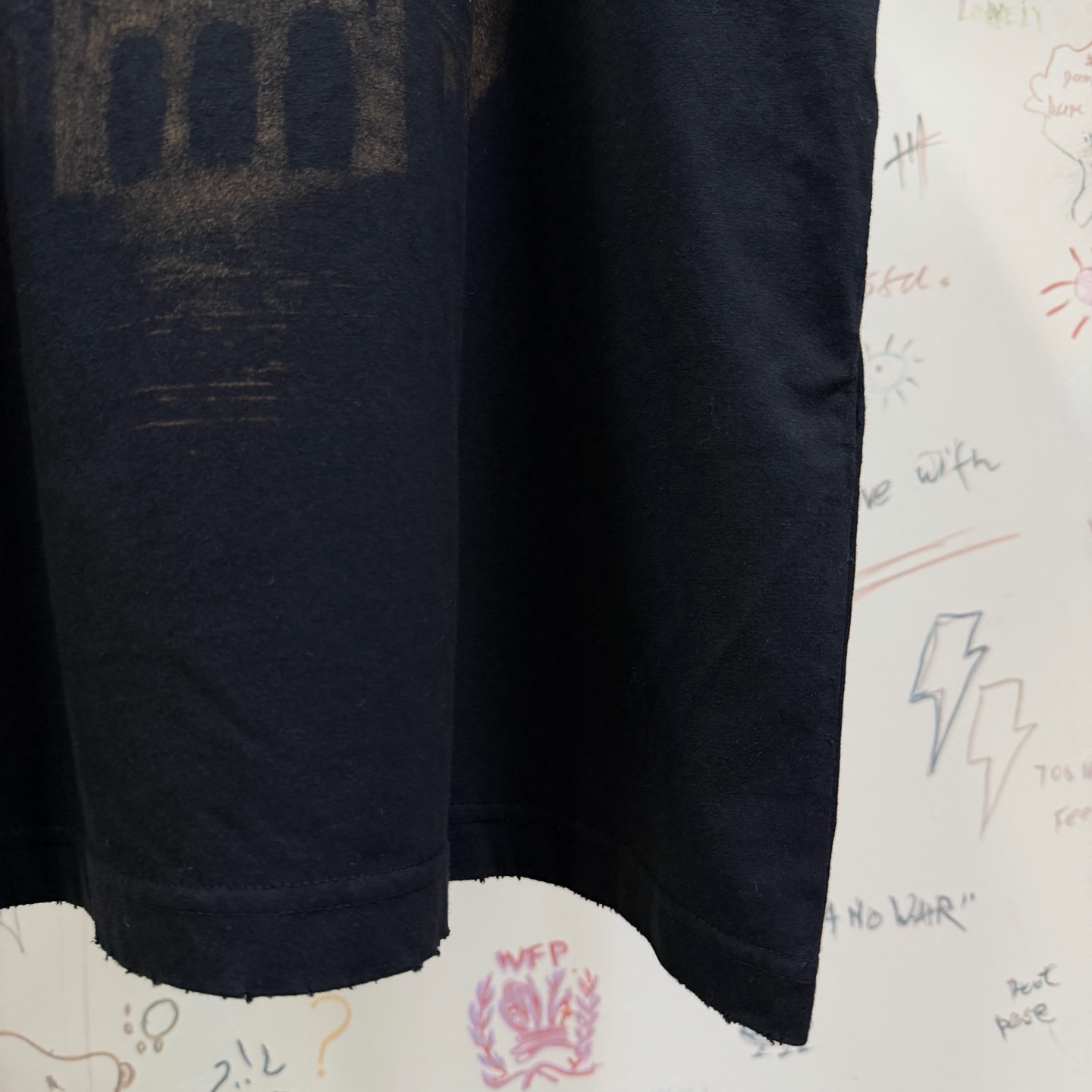 バレンシアガ フレイムキャッスルTシャツ ブラック 画像 7