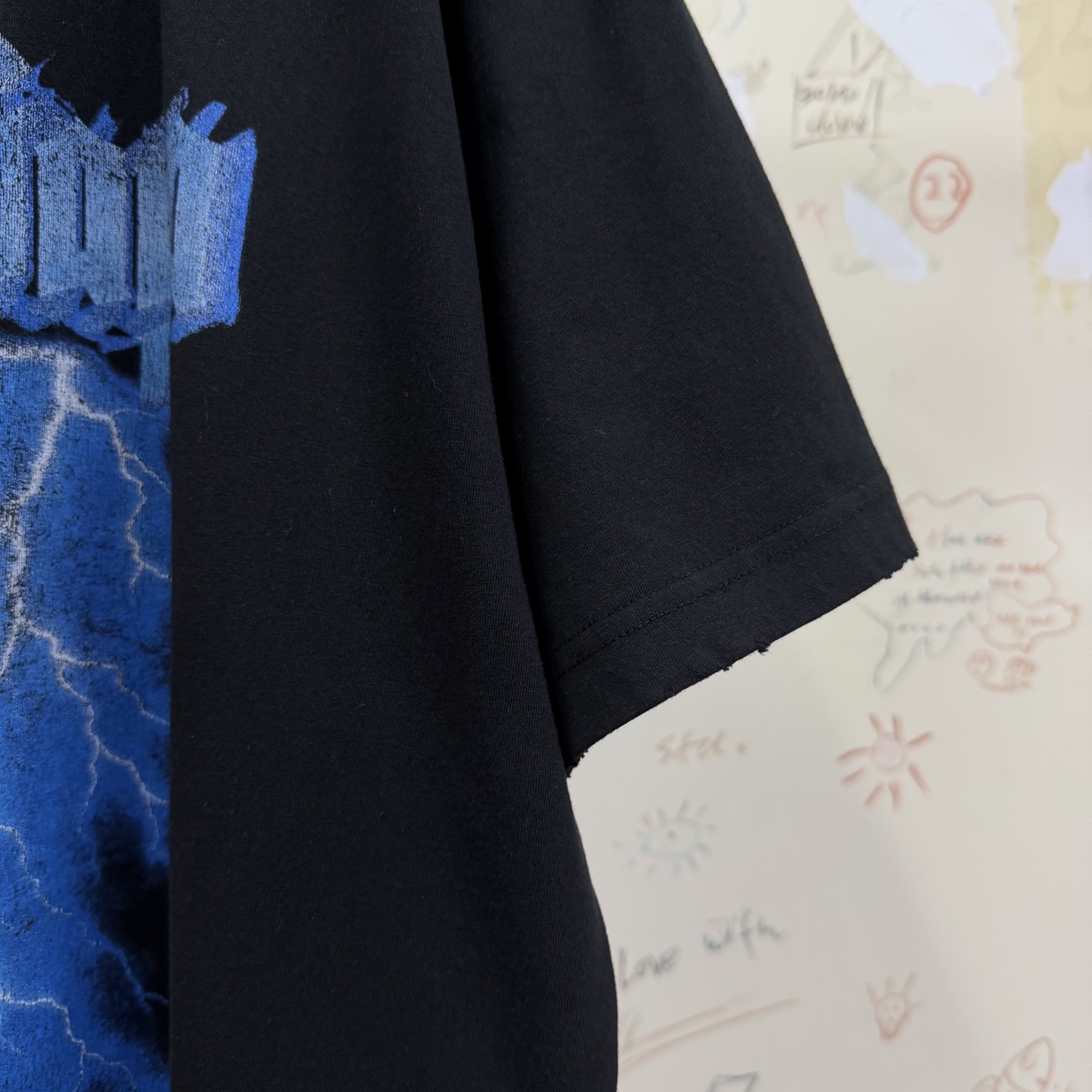 バレンシアガ ライトニングタワーTシャツ ブラック 画像 6