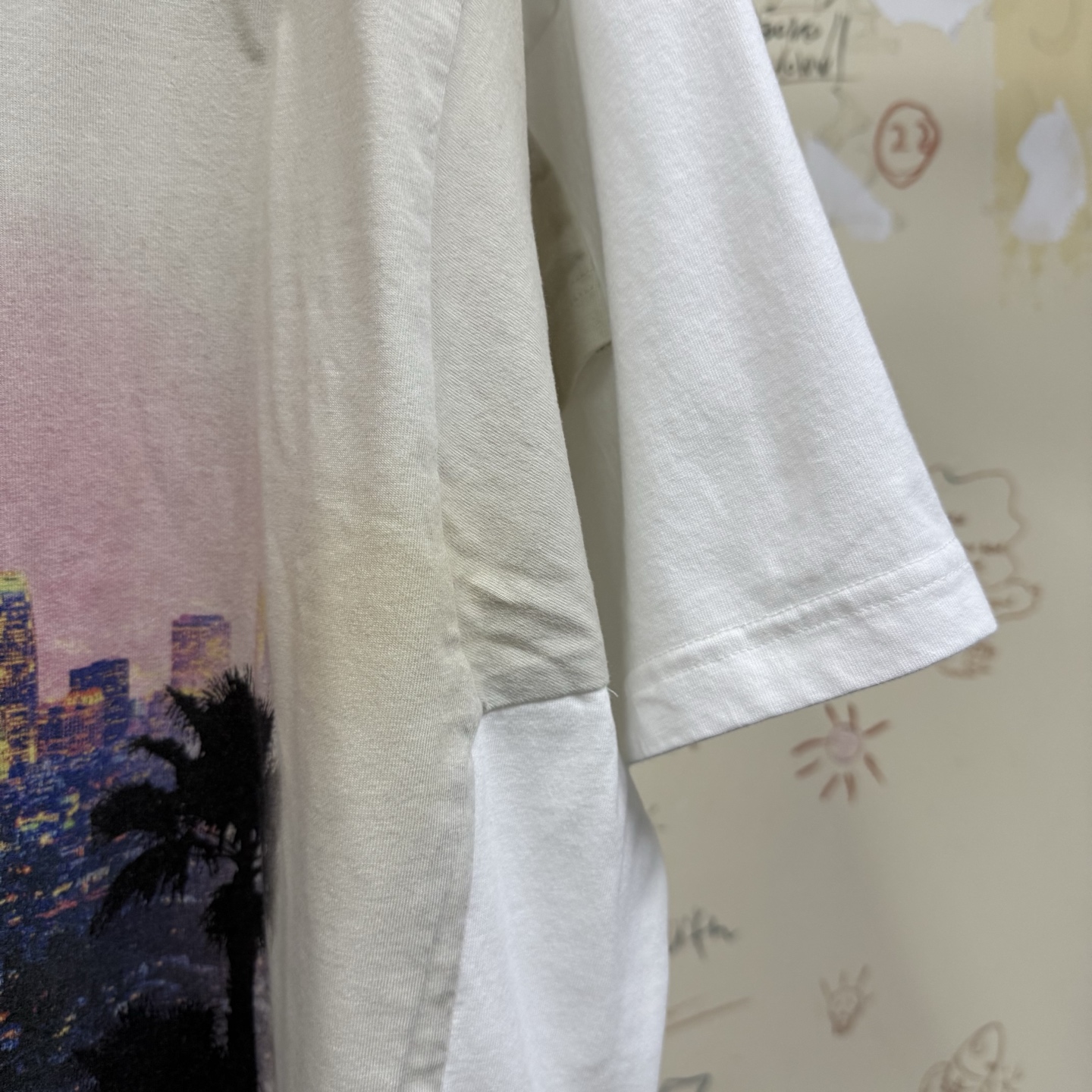 バレンシアガ ロサンゼルス レイヤードTシャツ ホワイト 画像 6