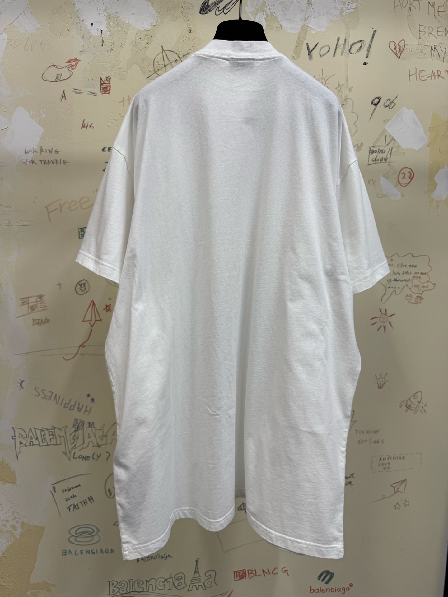 バレンシアガ ロサンゼルス レイヤードTシャツ ホワイト 画像 9
