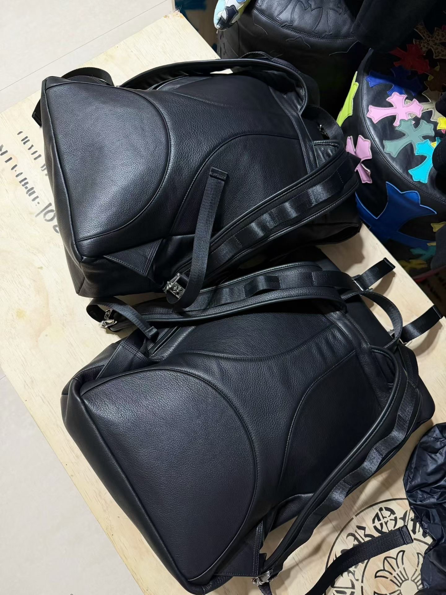 クロムハーツ マルチカラー クロス Patch Buckle バックパック トート 詳細画像 3