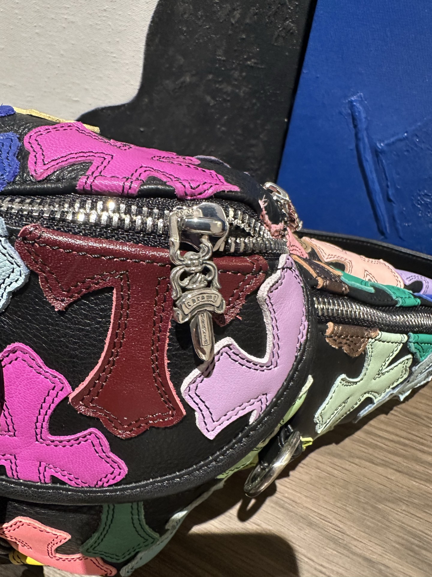 クロムハーツ Bright マルチカラー クロス Waist バッグ 画像 6