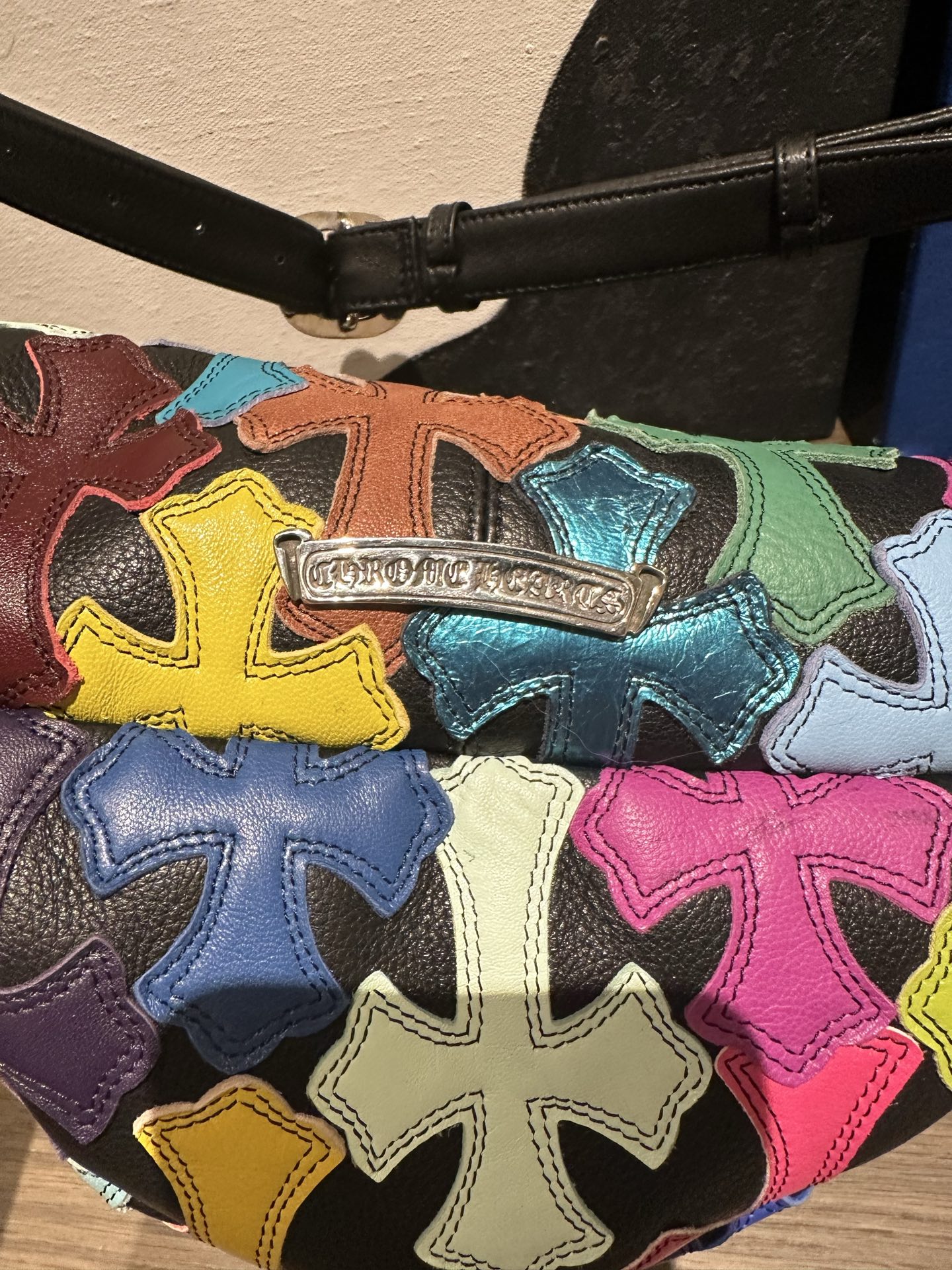 クロムハーツ Bright マルチカラー クロス Waist バッグ 画像 7