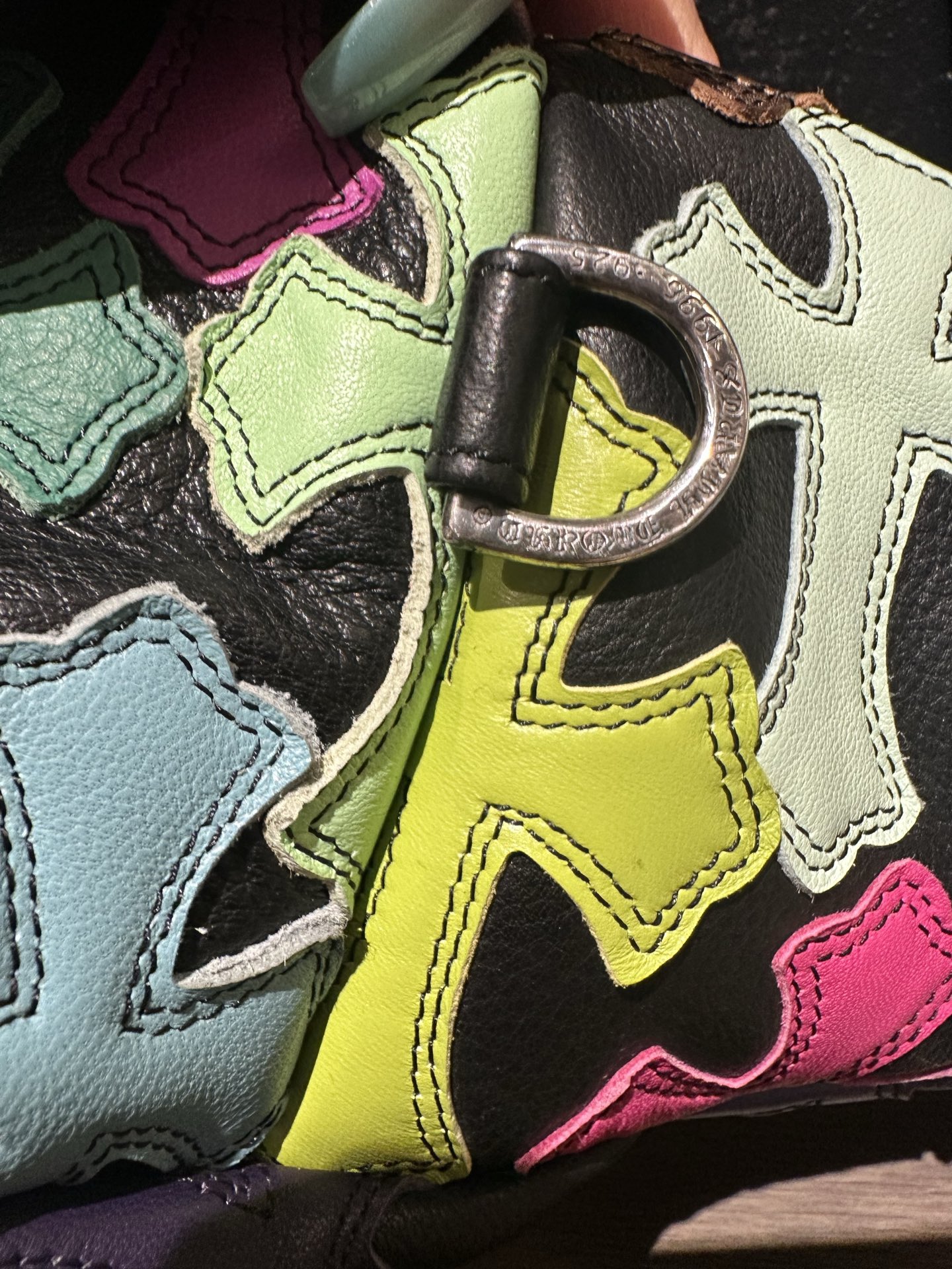 クロムハーツ Bright マルチカラー クロス Waist バッグ 画像 8