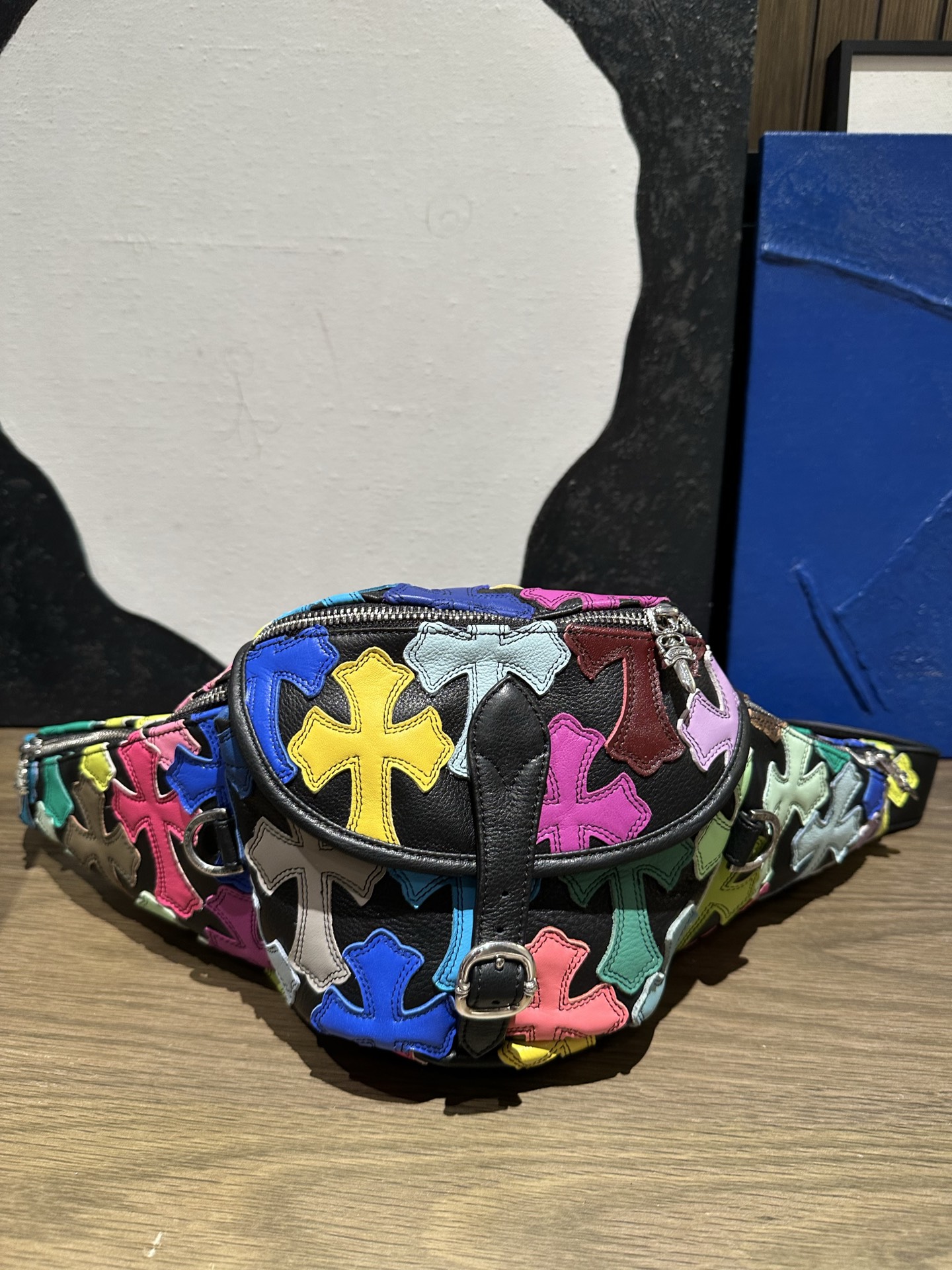 クロムハーツ Bright マルチカラー クロス Waist バッグ 画像 9
