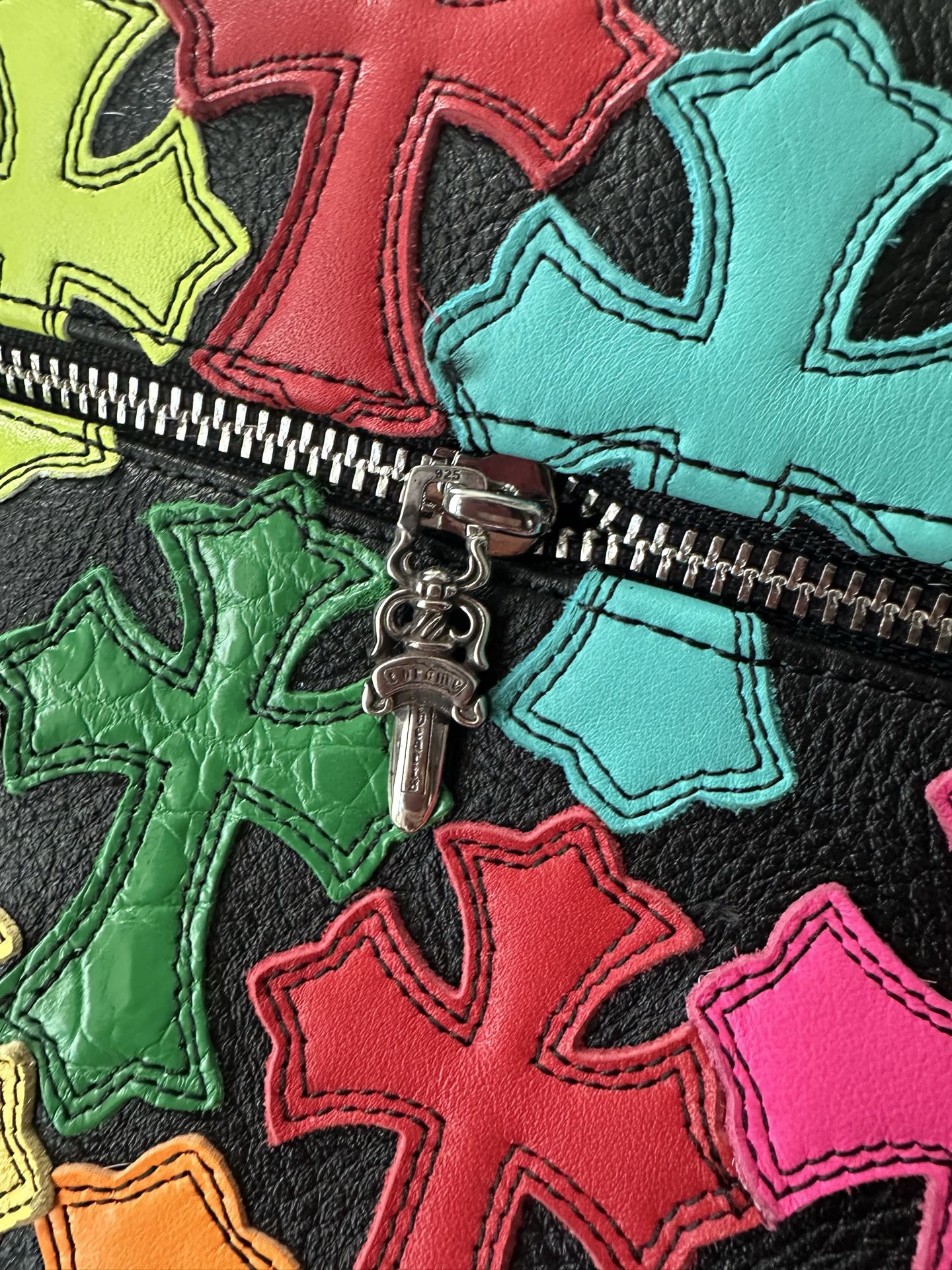 クロムハーツ マルチカラー クロス Patch Front Pocket バックパック 画像 6