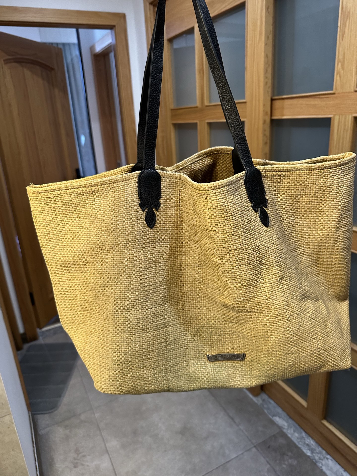 クロムハーツ ロゴ キャンバス トートバッグ 詳細画像 2