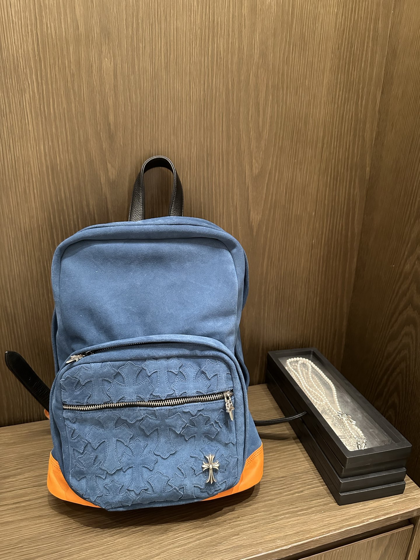 クロムハーツ グレー クロス バックパック 画像 6