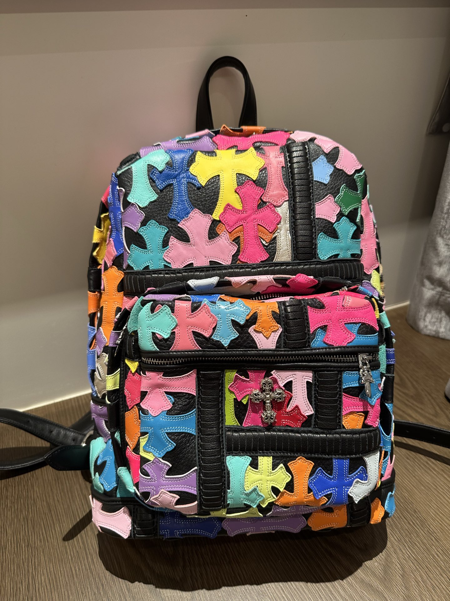 クロムハーツ マルチカラー クロス Patch Round バックパック 画像 6