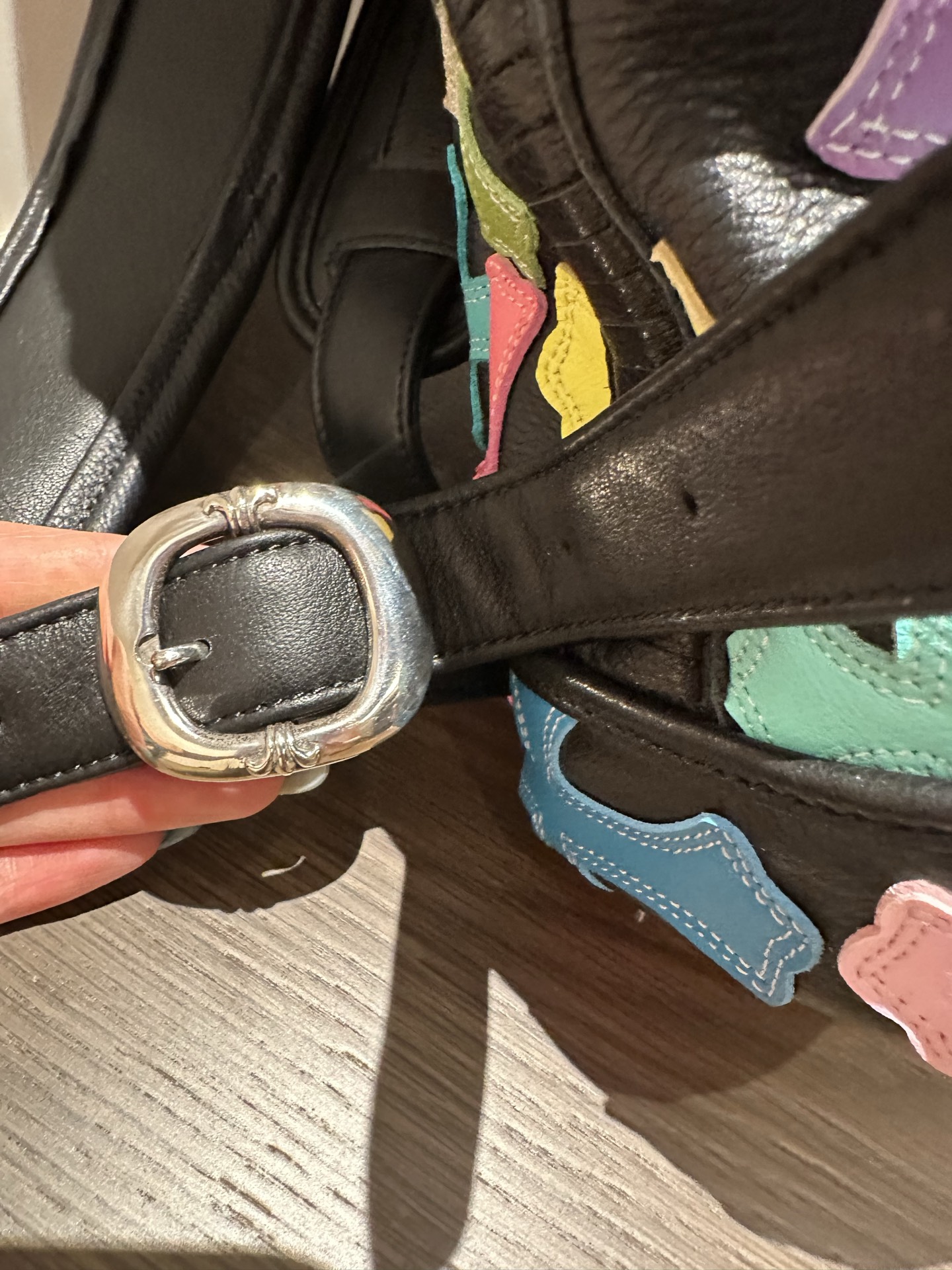 クロムハーツ マルチカラー クロス Patch Round バックパック 画像 7