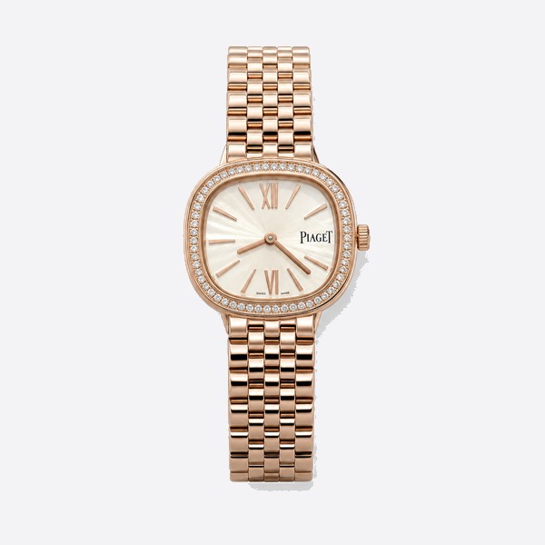 ピアジェ Sixtie ダイヤモンド ウォッチ シルバー ダイヤル 29mm