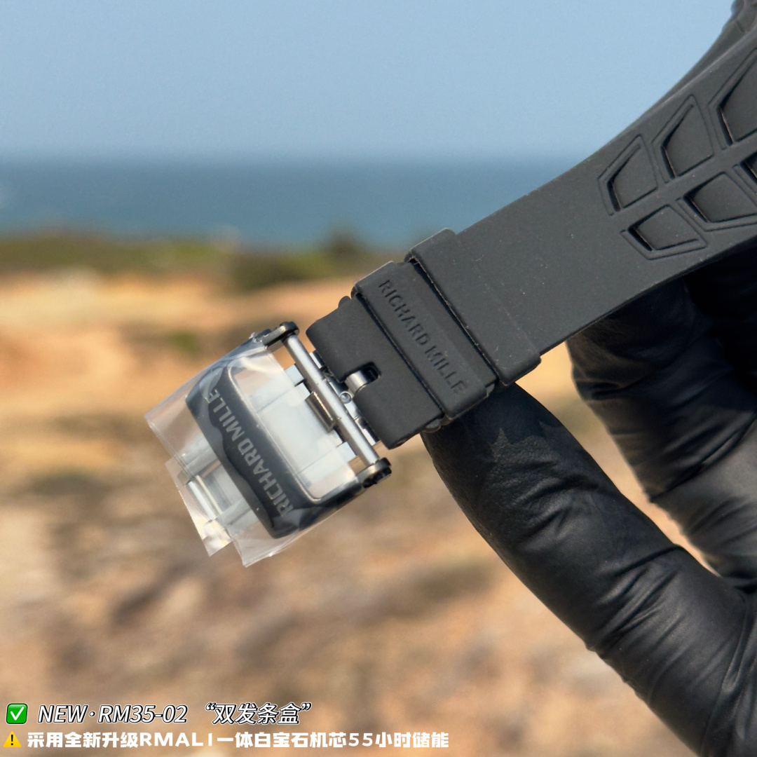 リシャール ミル RM35-02 カーボン オープンワーク ウォッチ ブラック 画像 9