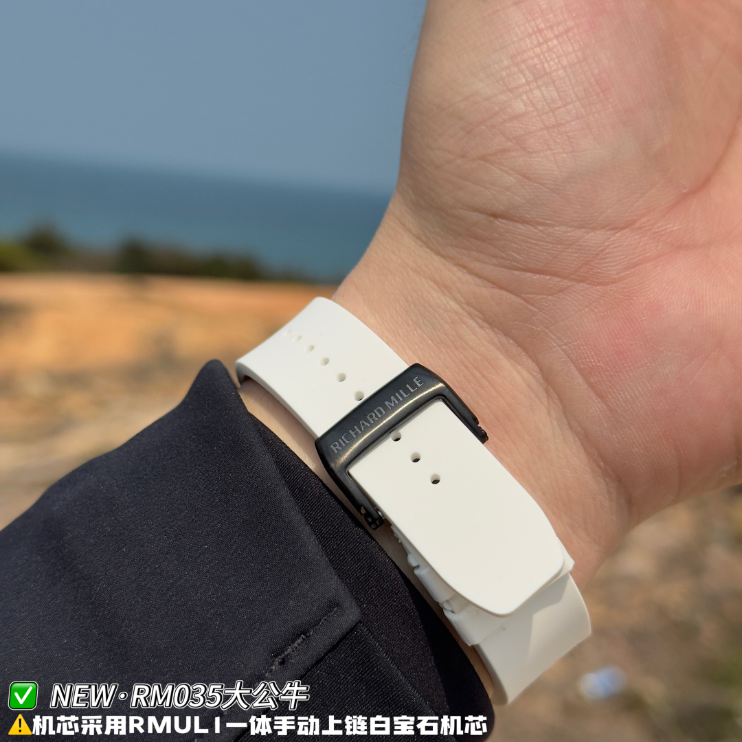 リシャール ミル RM035 カーボン カウプリント ウォッチ スケルトン ダイヤル 画像 9