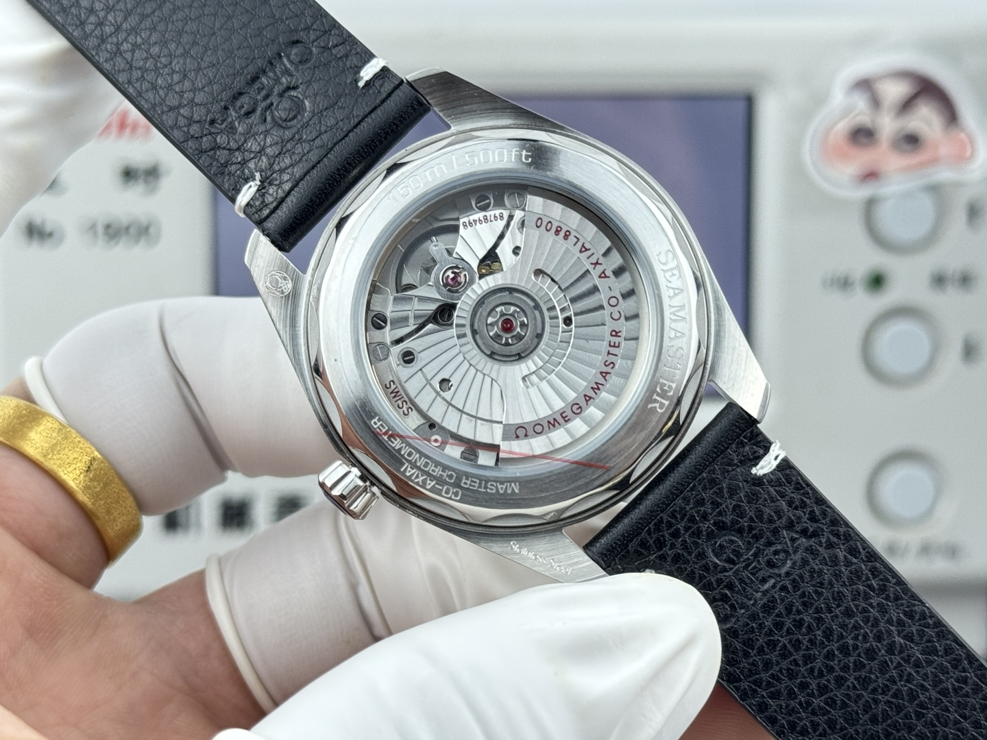 オメガ Seamaster Aqua Terra ウォッチ ホワイト ゴールド Marker 画像 7