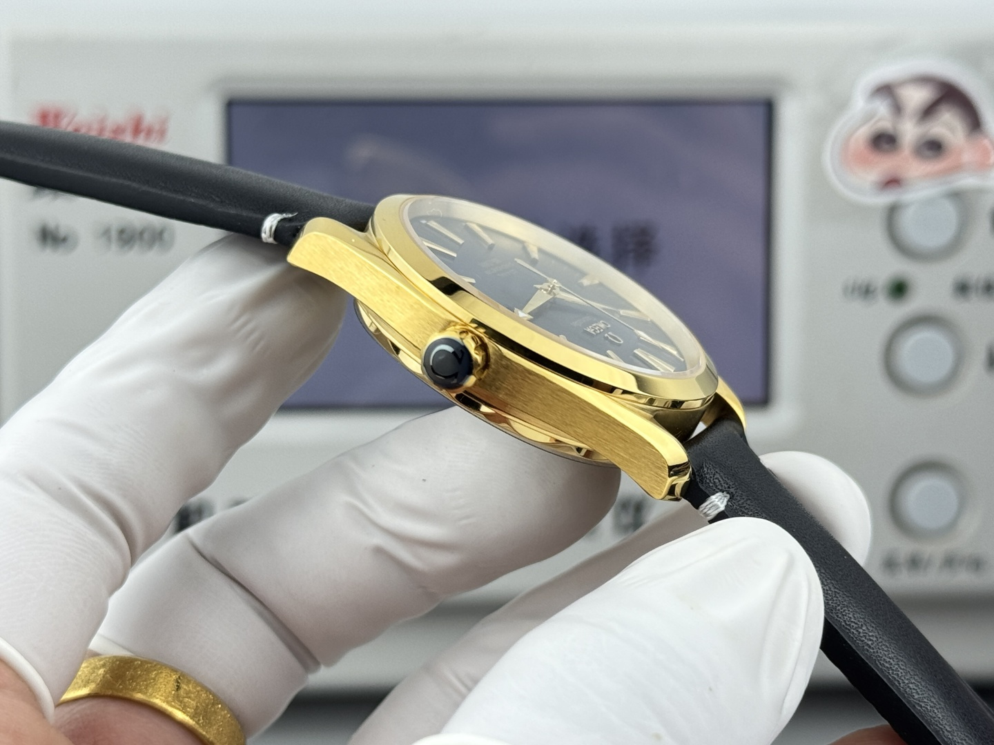 オメガ Seamaster Aqua Terra ウォッチ Blue ダイヤル ゴールド ケース 画像 6