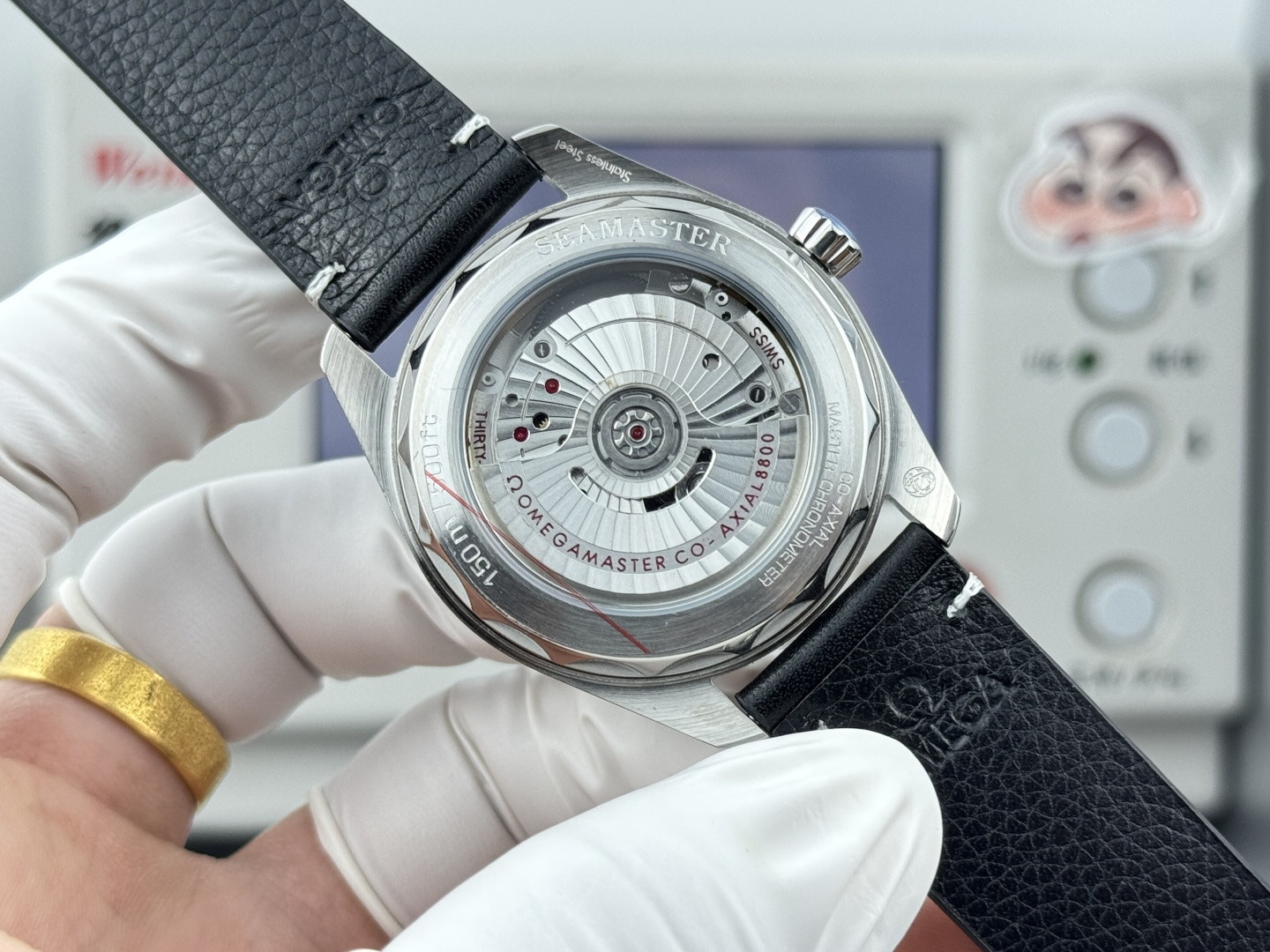 オメガ Seamaster Aqua Terra ウォッチ Blue ダイヤル シルバー ケース 画像 7