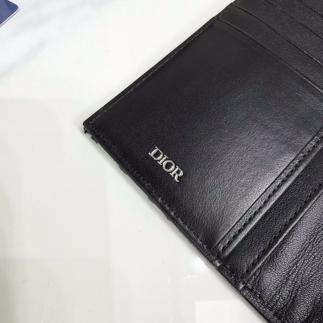 ディオール オブリーク 縦型 ウォレット Beige ブラック 2OBBC002YSE_H05E 画像 8