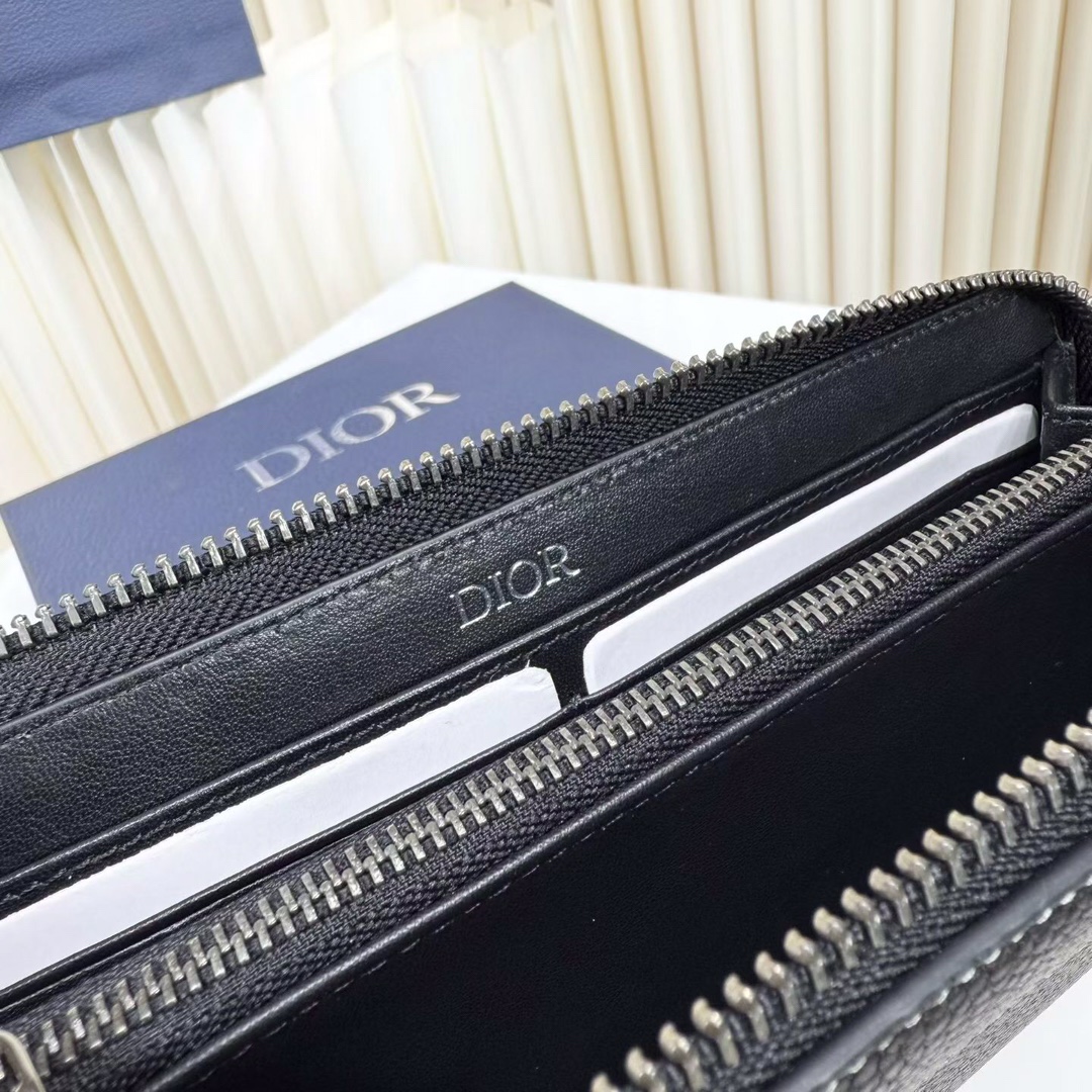 ディオール サドル ウォレット ブラック 2ADBC315YKK_H00N 画像 7