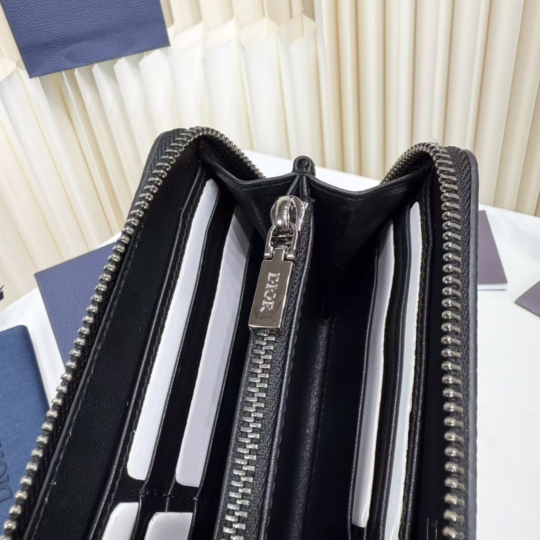ディオール サドル ウォレット ブラック 2ADBC315YKK_H00N 画像 8