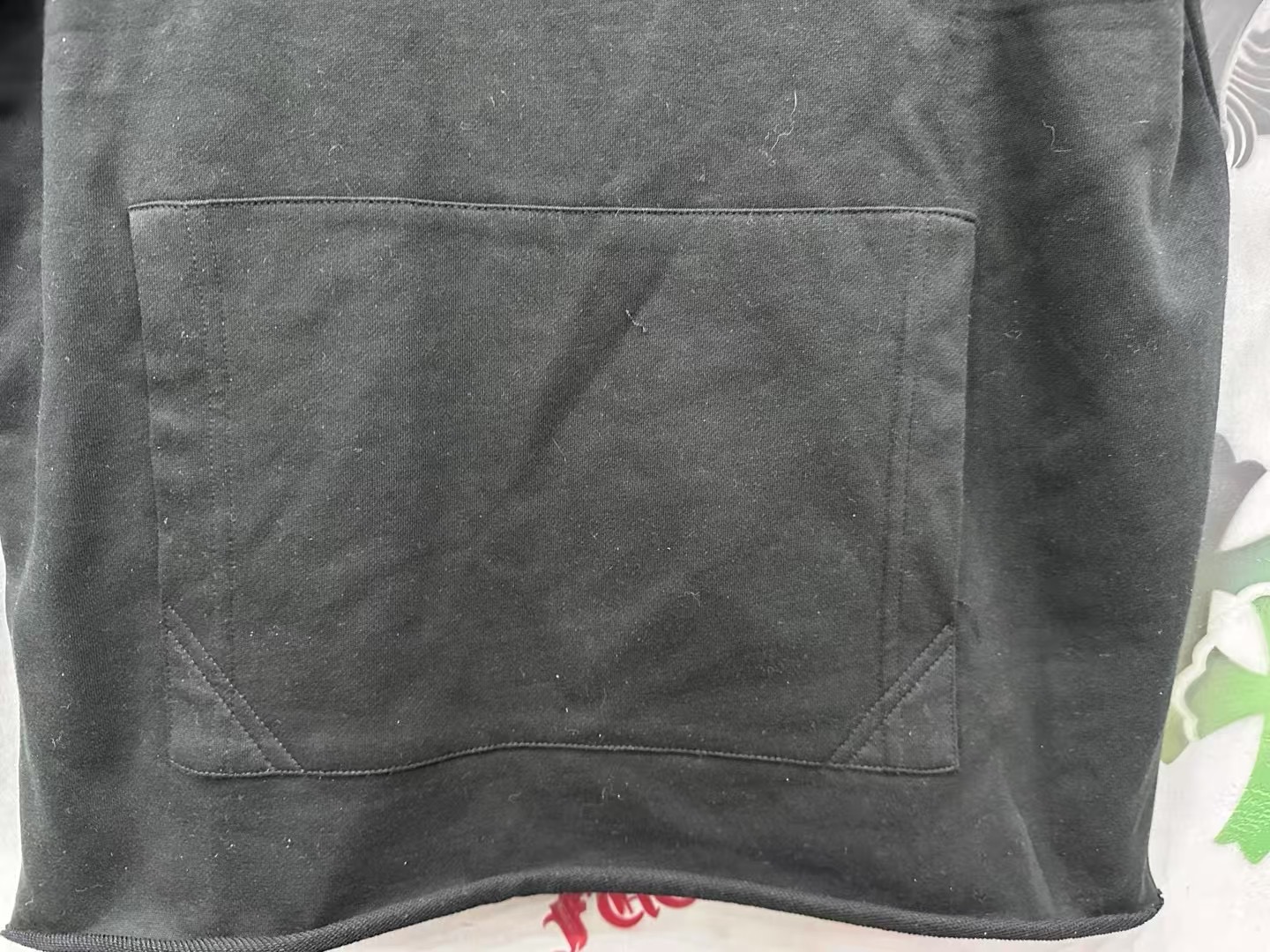 クロムハーツ Leather Patchwork レザーパッチ Tシャツ ブラック 画像 4