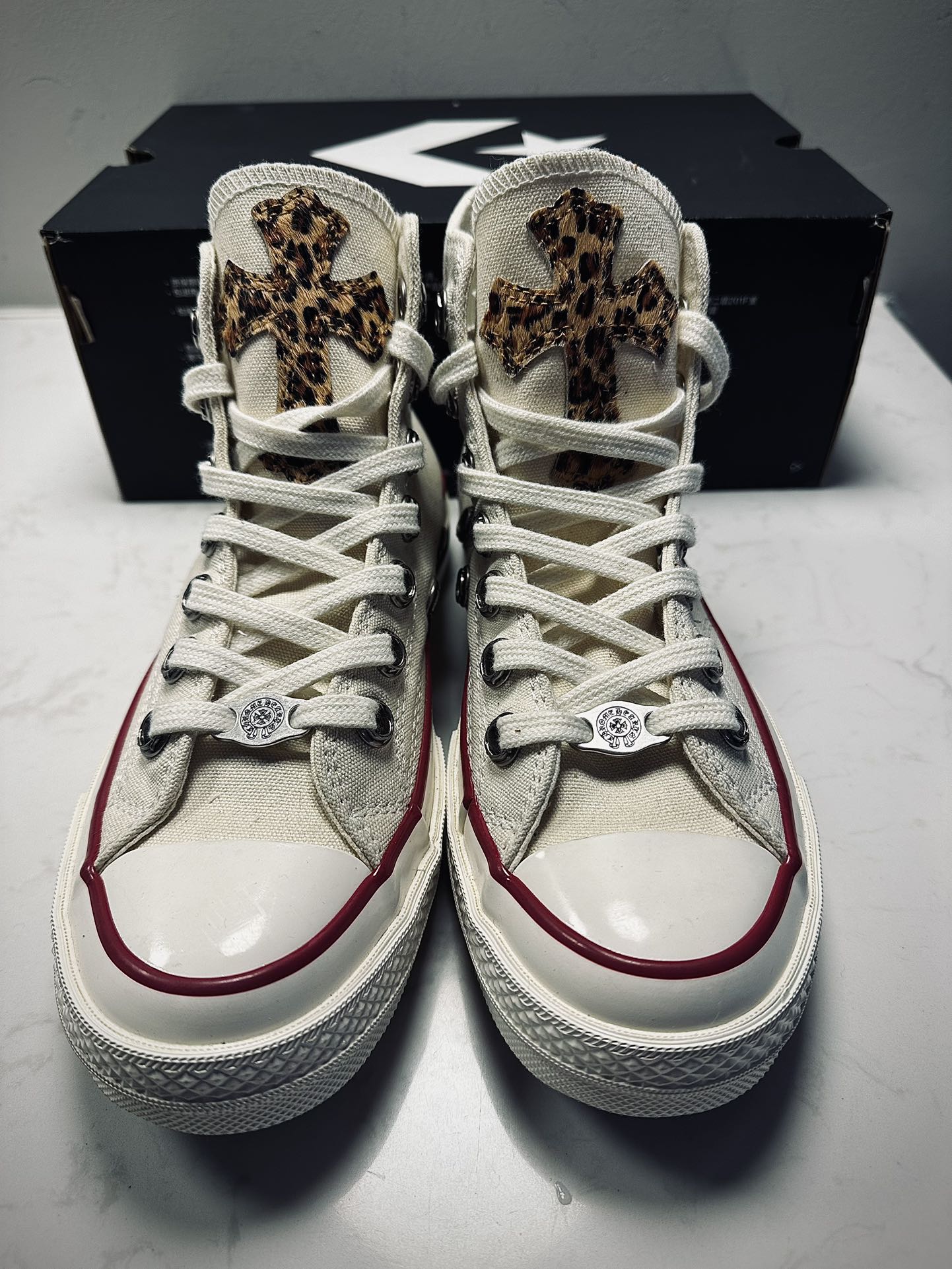 クロムハーツ x コンバース クロス 1970s High Top スニーカー マルチカラー 詳細画像 3