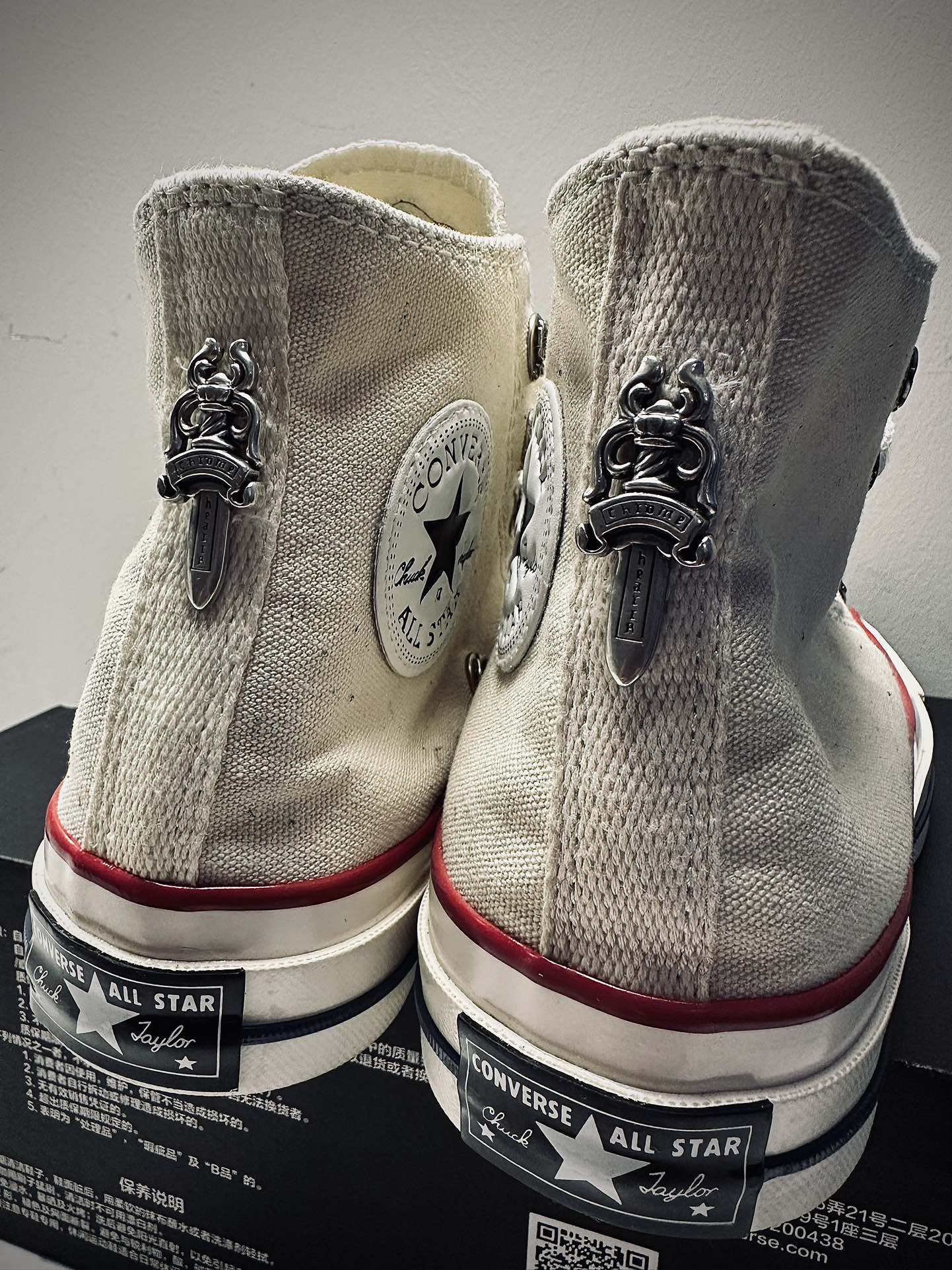 クロムハーツ x コンバース クロス 1970s High Top スニーカー マルチカラー 画像 5