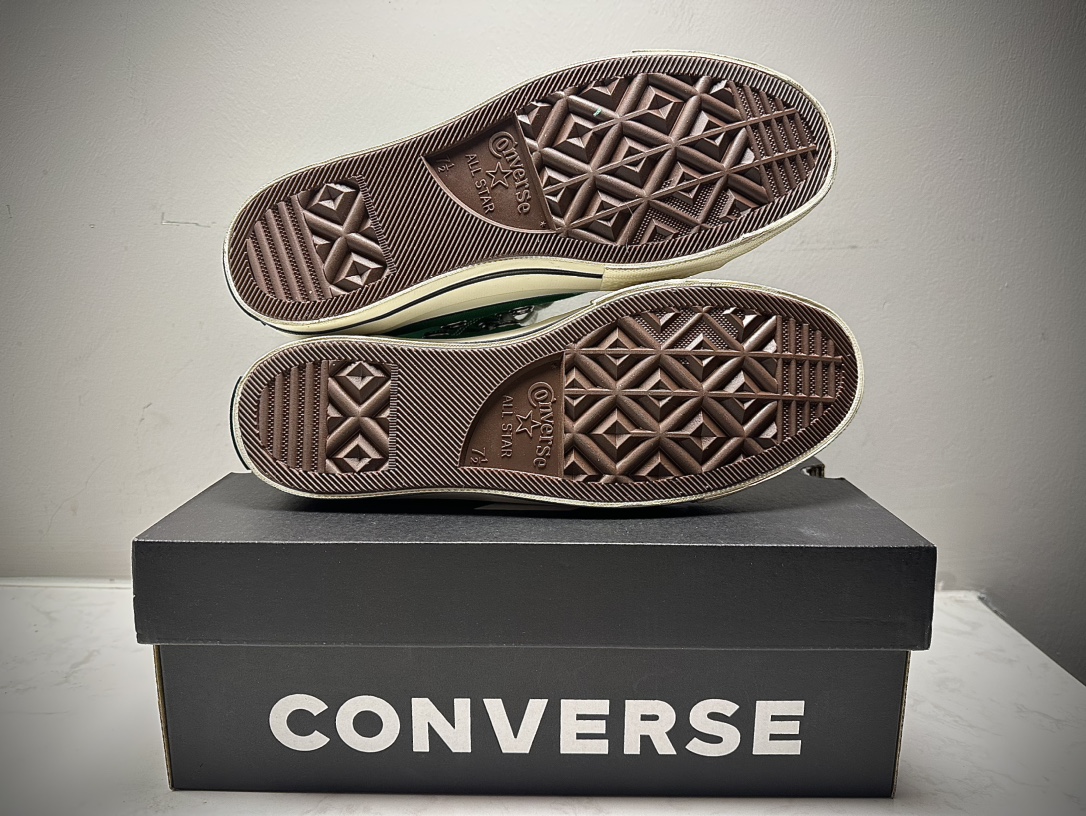 クロムハーツ x Converse 1970s レオパード クロス ハイトップ スニーカー Green 画像 6