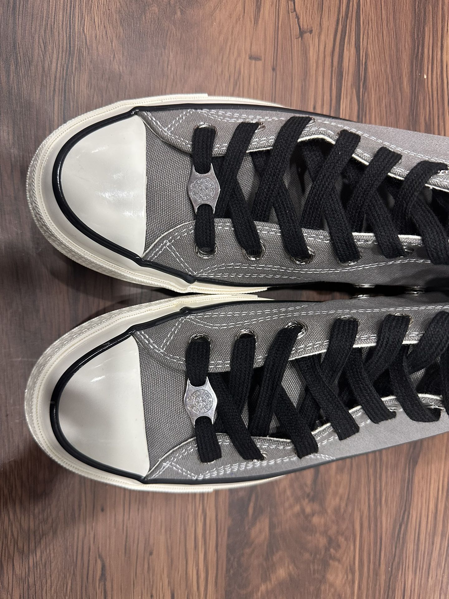 クロムハーツ x コンバース クロス 1970s High Top スニーカー グレー 詳細画像 3