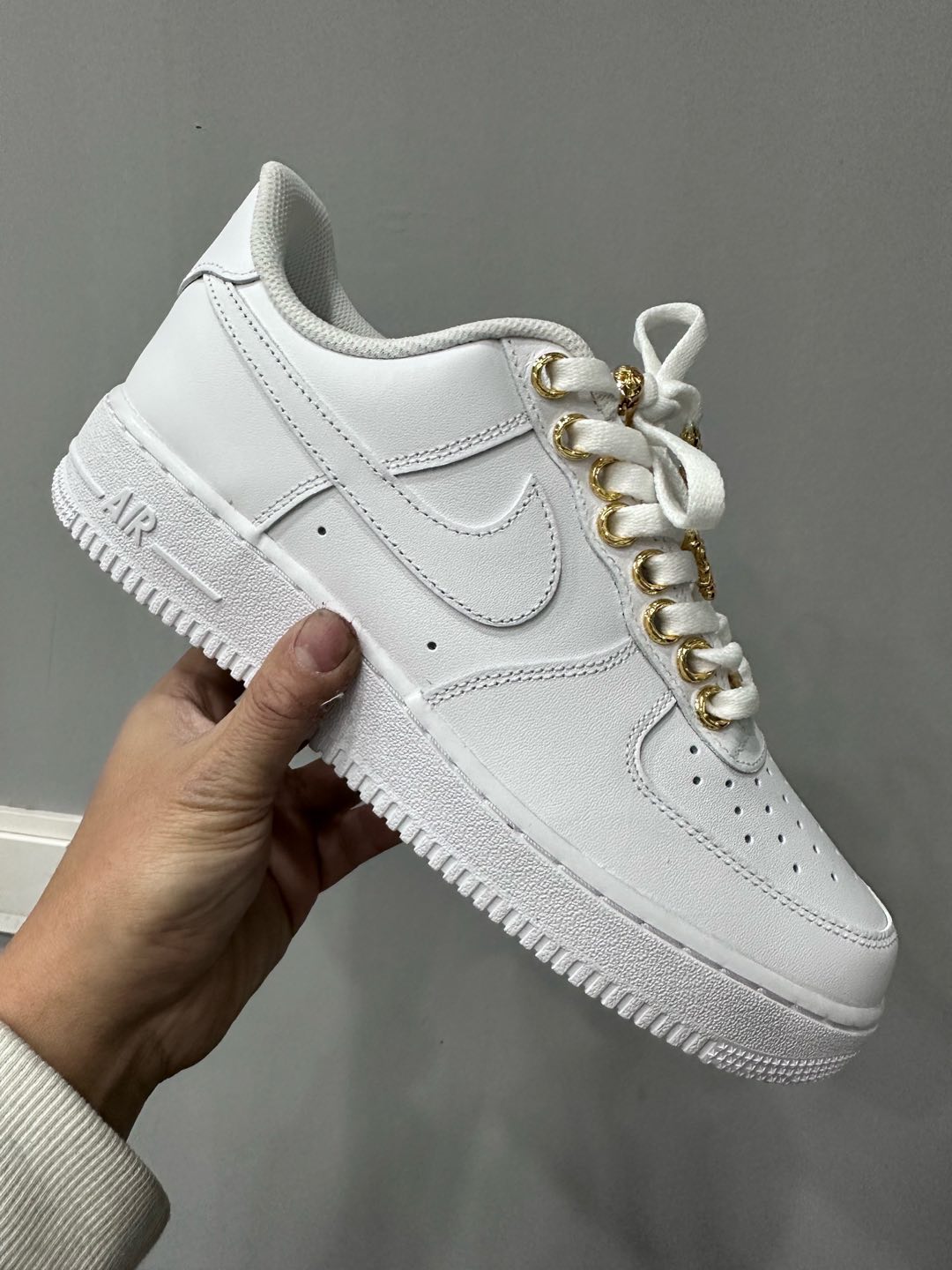 クロムハーツ x ナイキ Air Force 1 スニーカー ホワイト 詳細画像 1