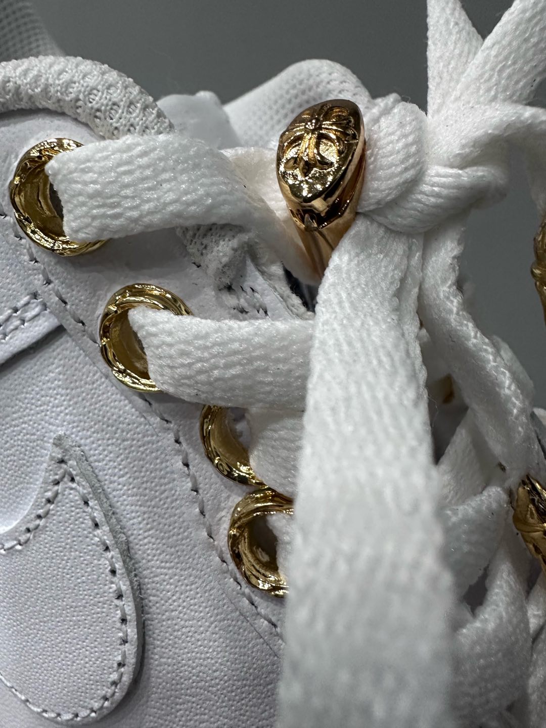 クロムハーツ x ナイキ Air Force 1 スニーカー ホワイト 画像 4