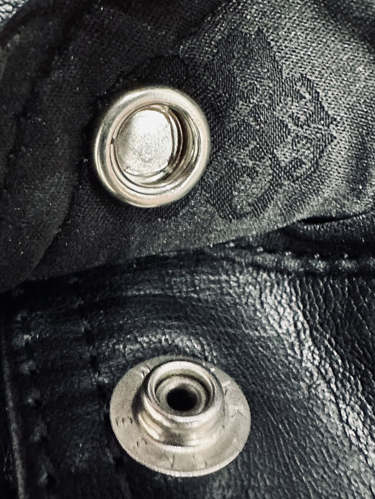クロムハーツ フレイム Leather ジーンズ 画像 8