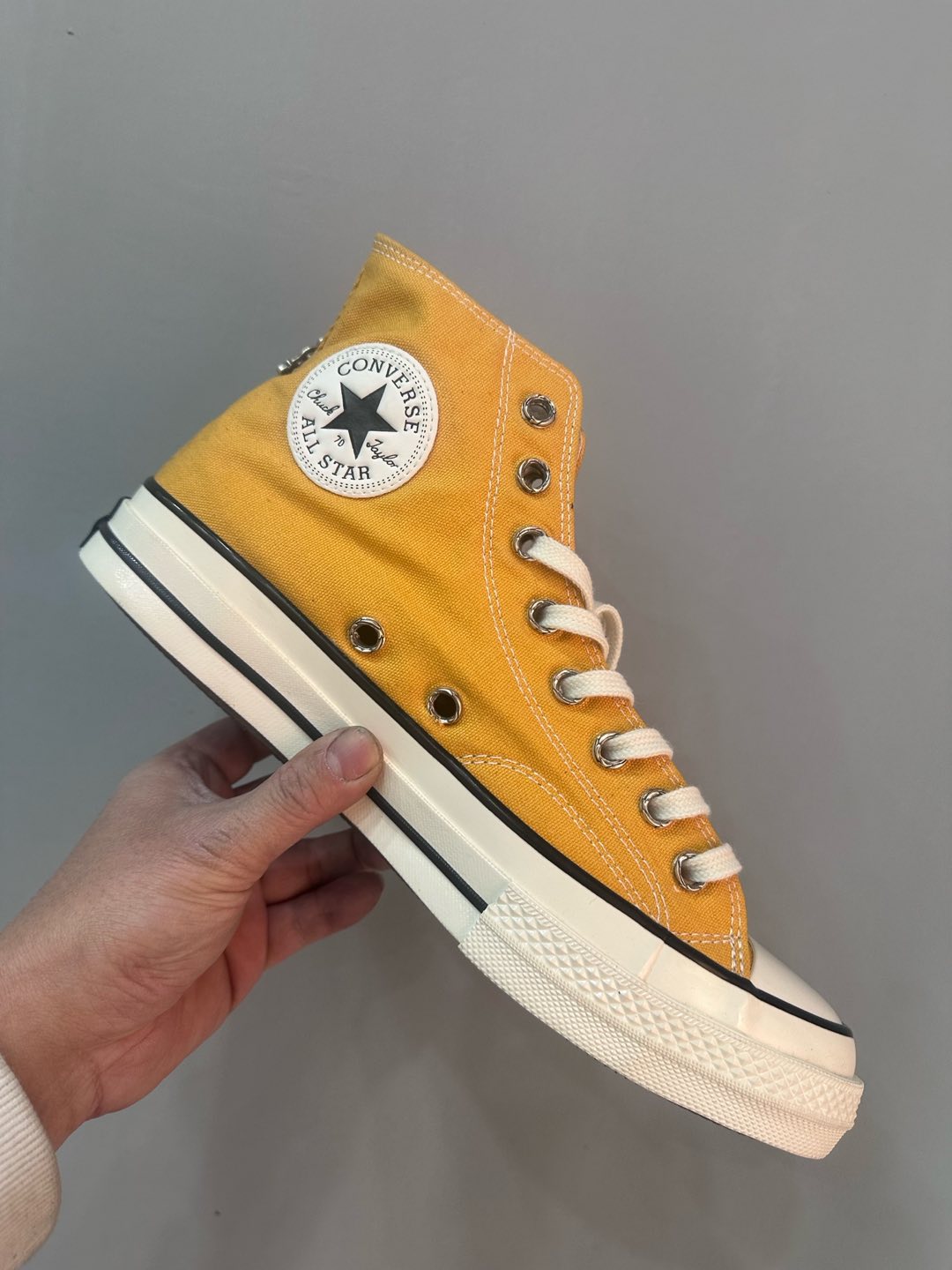 クロムハーツ x コンバース クロス レザーパッチ 1970s High Top スニーカー 詳細画像 2