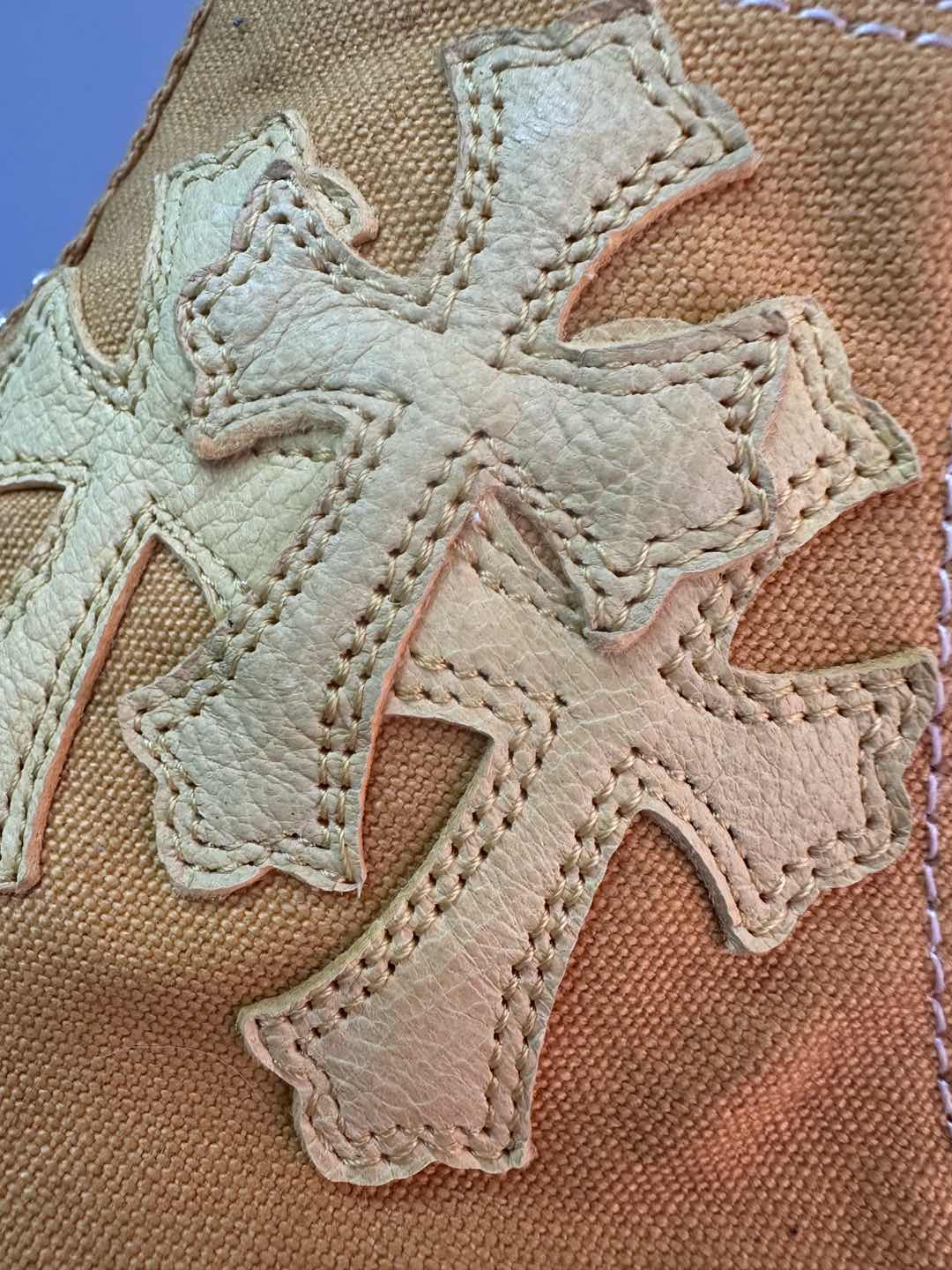 クロムハーツ x コンバース クロス レザーパッチ 1970s High Top スニーカー 画像 5