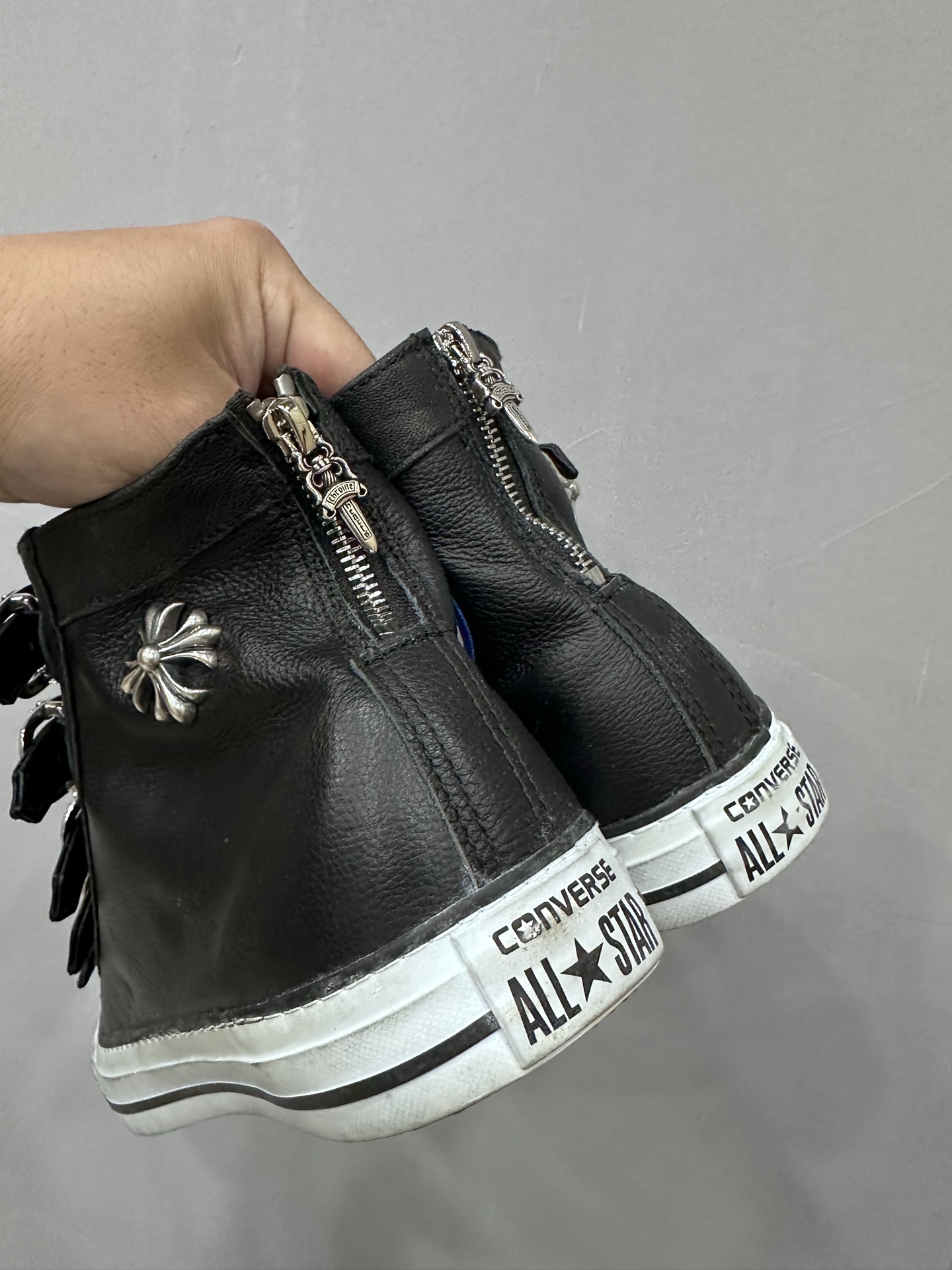 クロムハーツ x コンバース 1970s High Top スニーカー ブラック 詳細画像 3