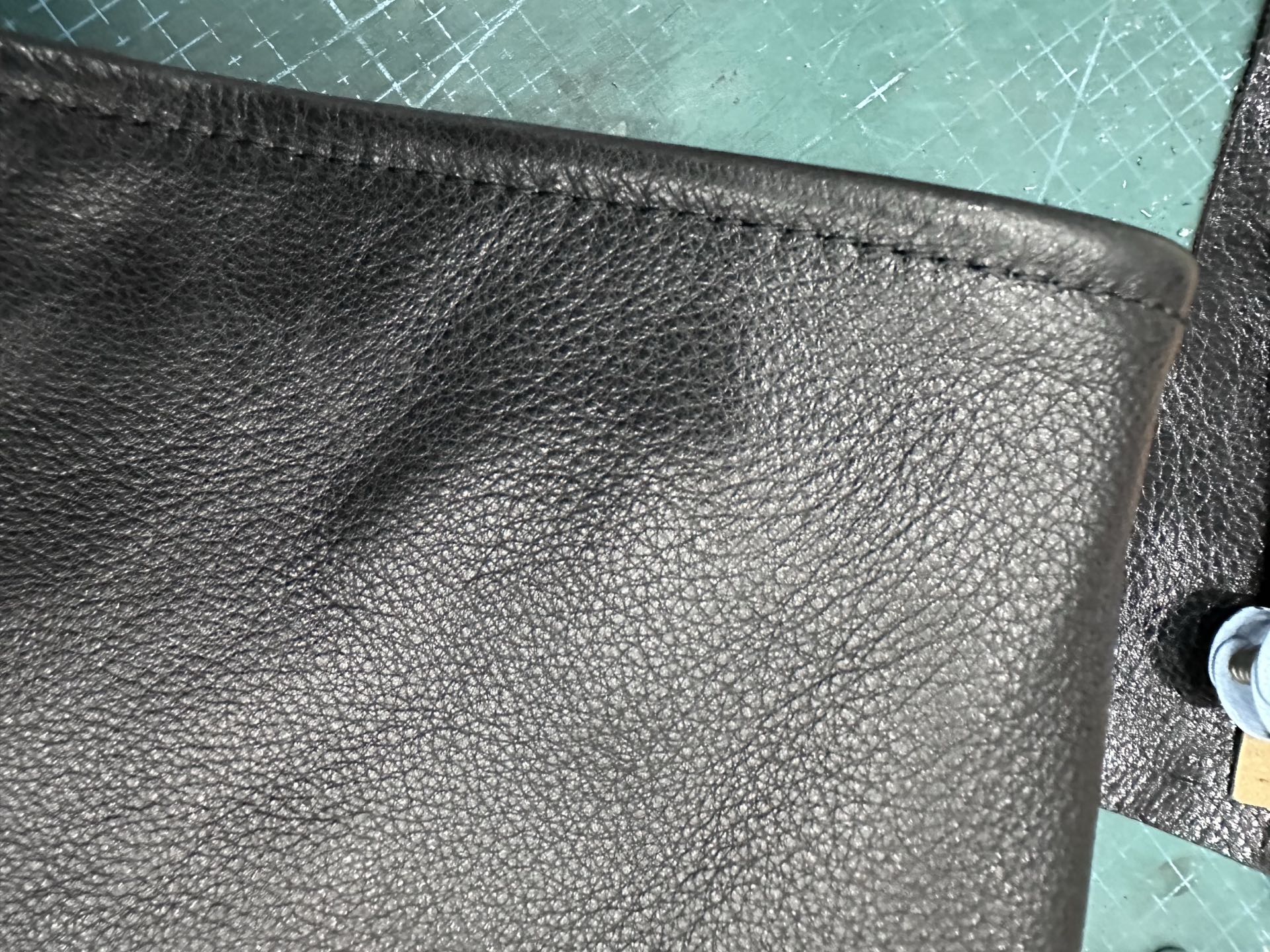 クロムハーツ Double Knee Work Leather ジーンズ ブラック 画像 9
