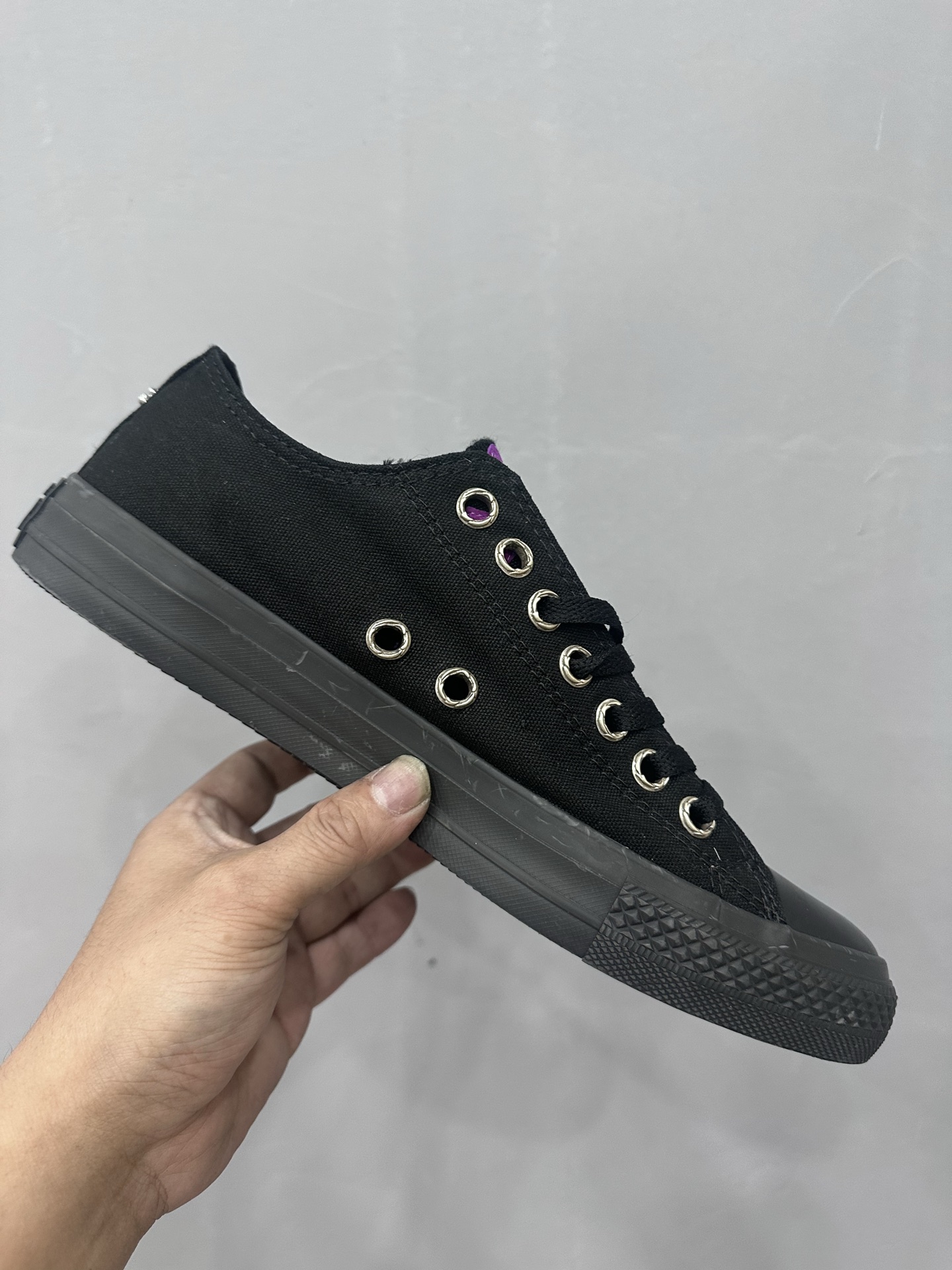 クロムハーツ x コンバース 1970s High Top スニーカー ブラック グリーン 詳細画像 2