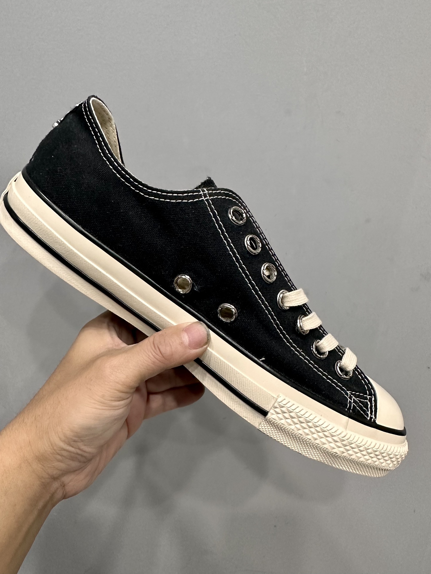 クロムハーツ x Converse 1970s ロートップ スニーカー ブラック 詳細画像 1